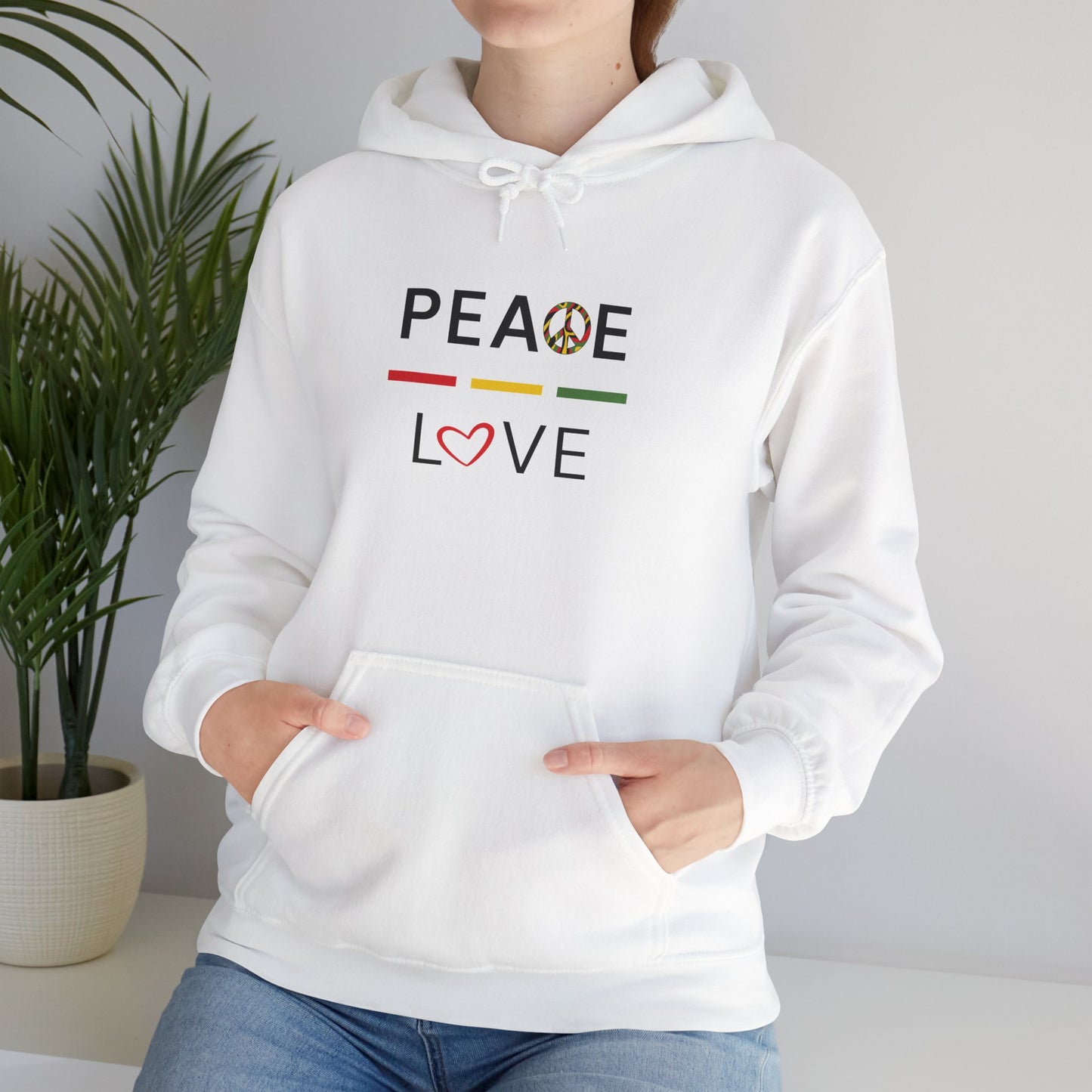 Peace Love Hoodie | Faith-Inspired Unisex Hoodie