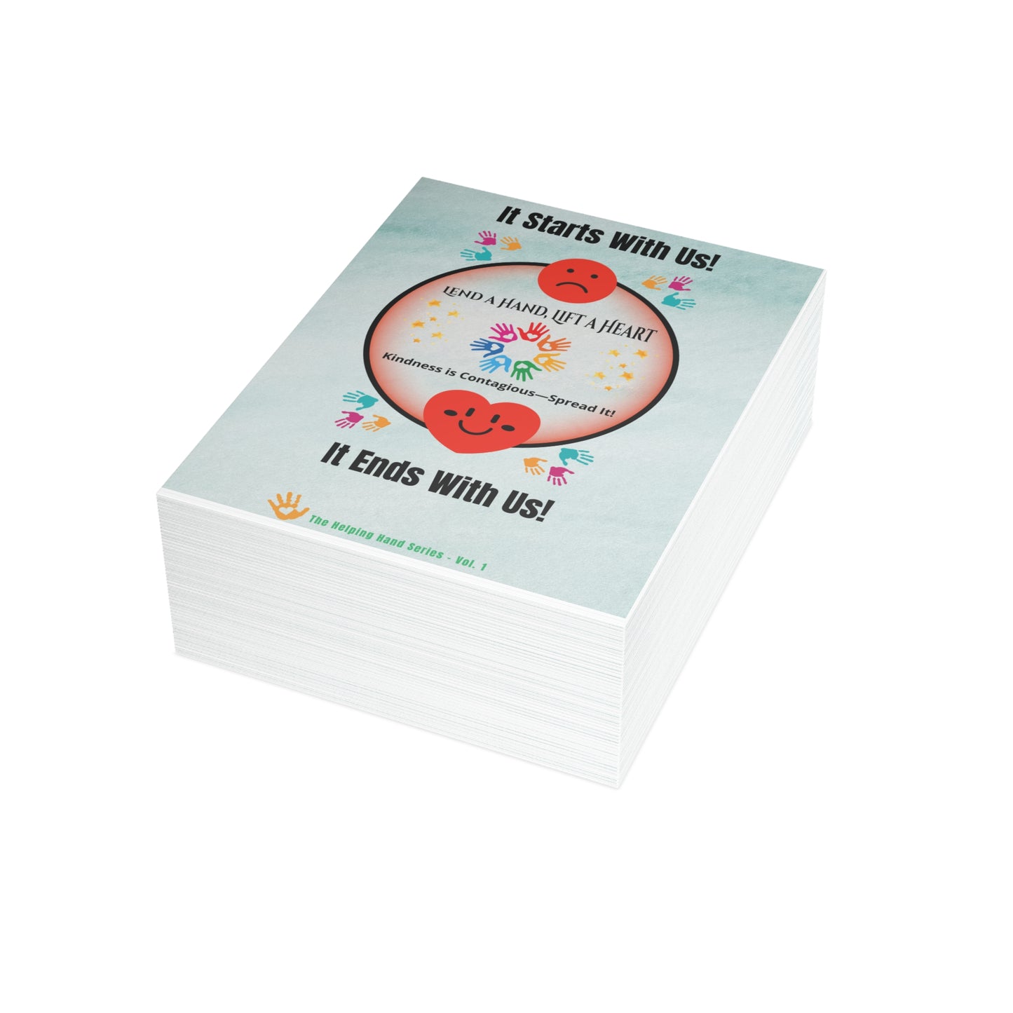 Lend a Hand, Lift a Heart Vol. 1 | Postcards - Vertical