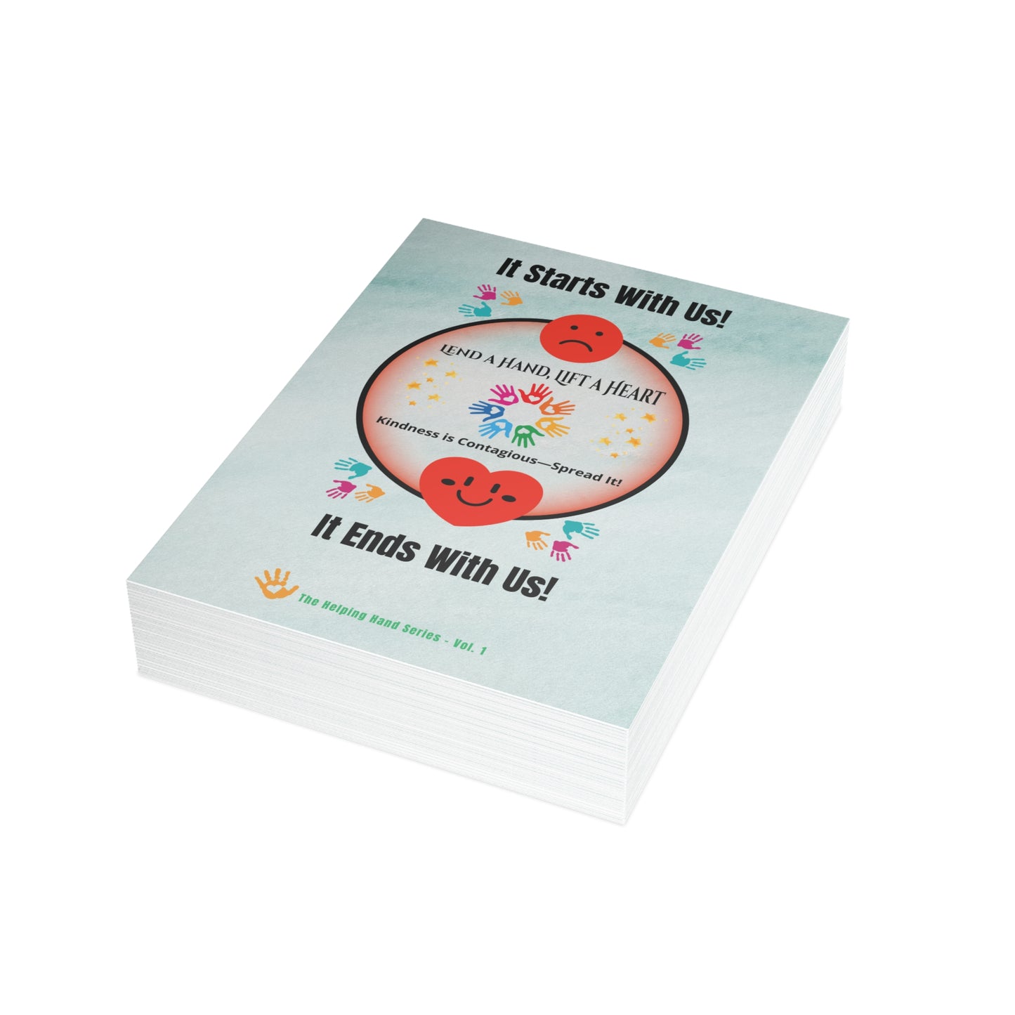Lend a Hand, Lift a Heart Vol. 1 | Postcards - Vertical