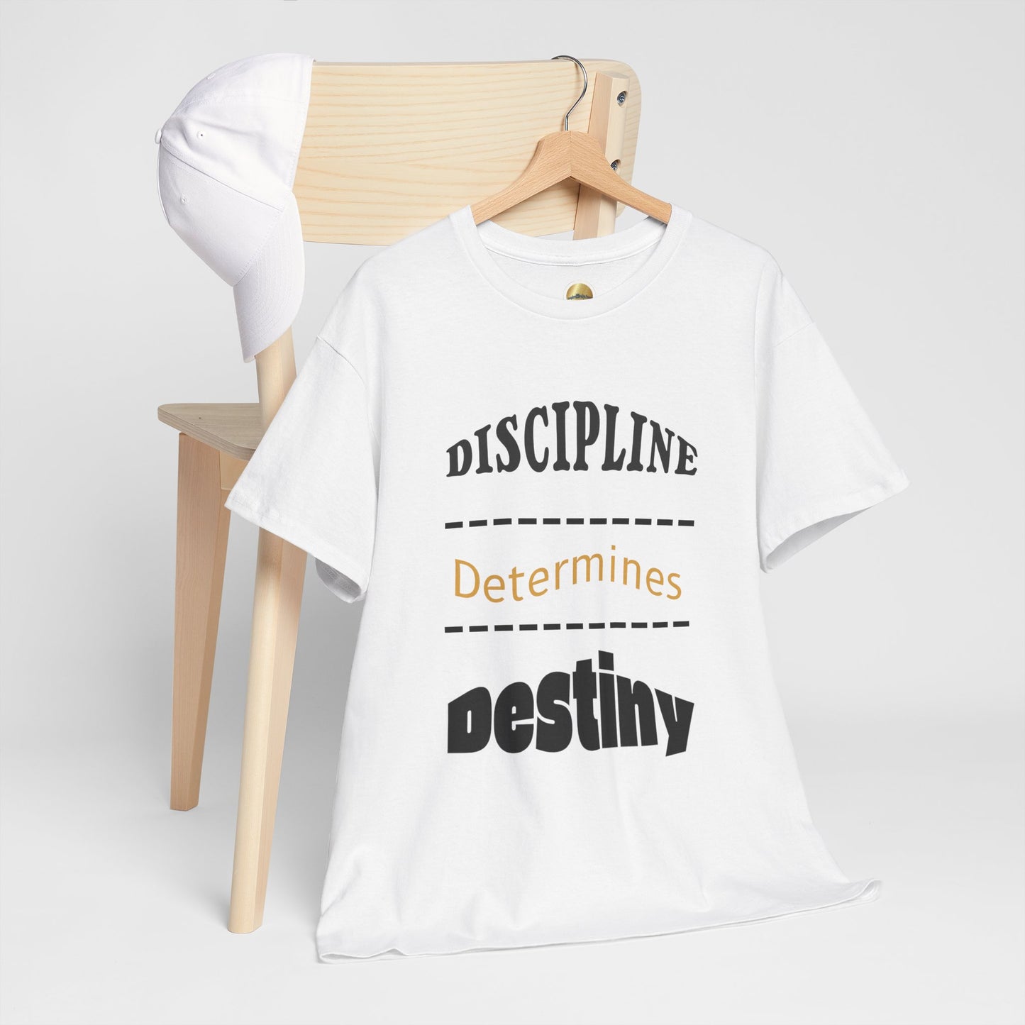 Discipline Determines Destiny - Unisex Heavy Cotton Tee