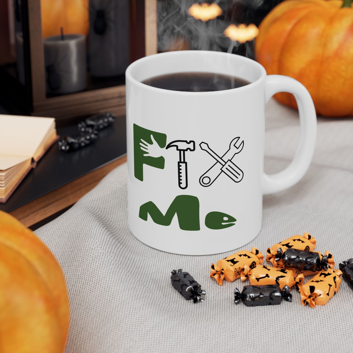 Fix Me (green) - Ceramic Mug