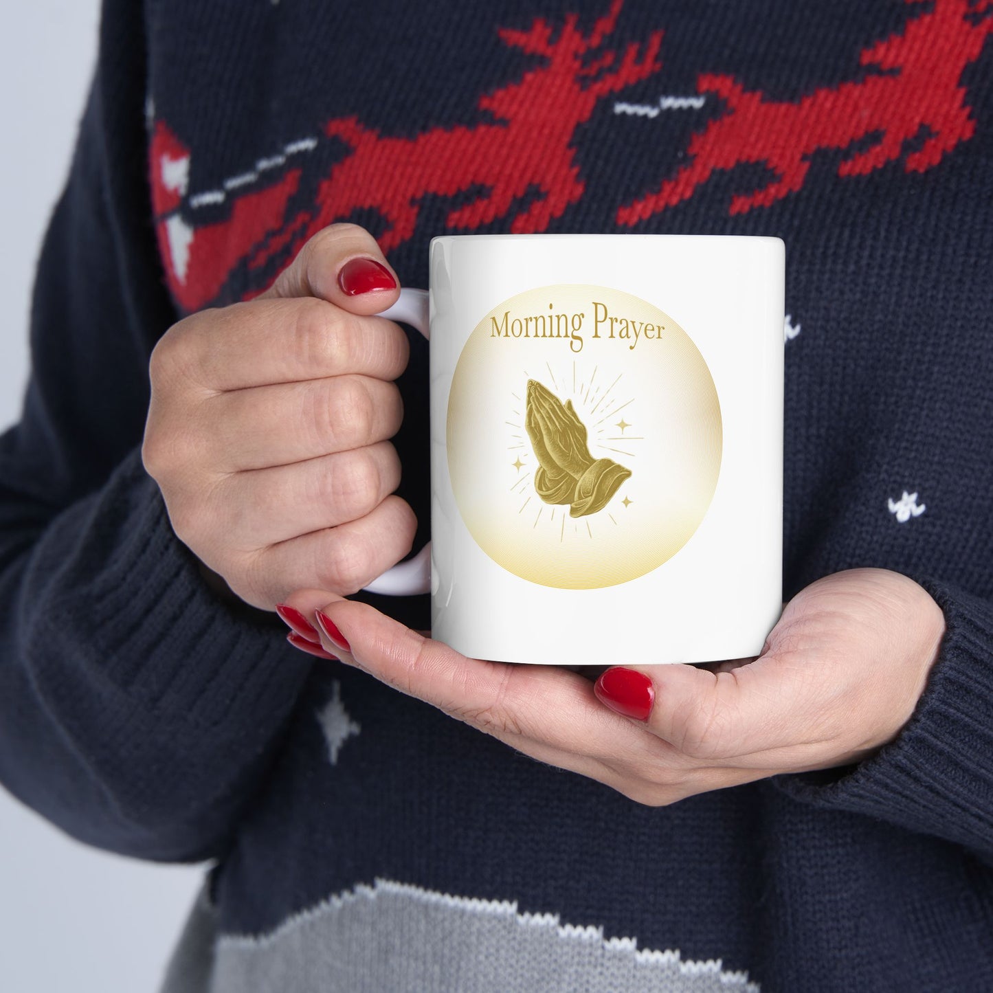 Morning Prayer - Inspirational Ceramic Mug - 11oz & 15oz - Perfect Gift for Motivation