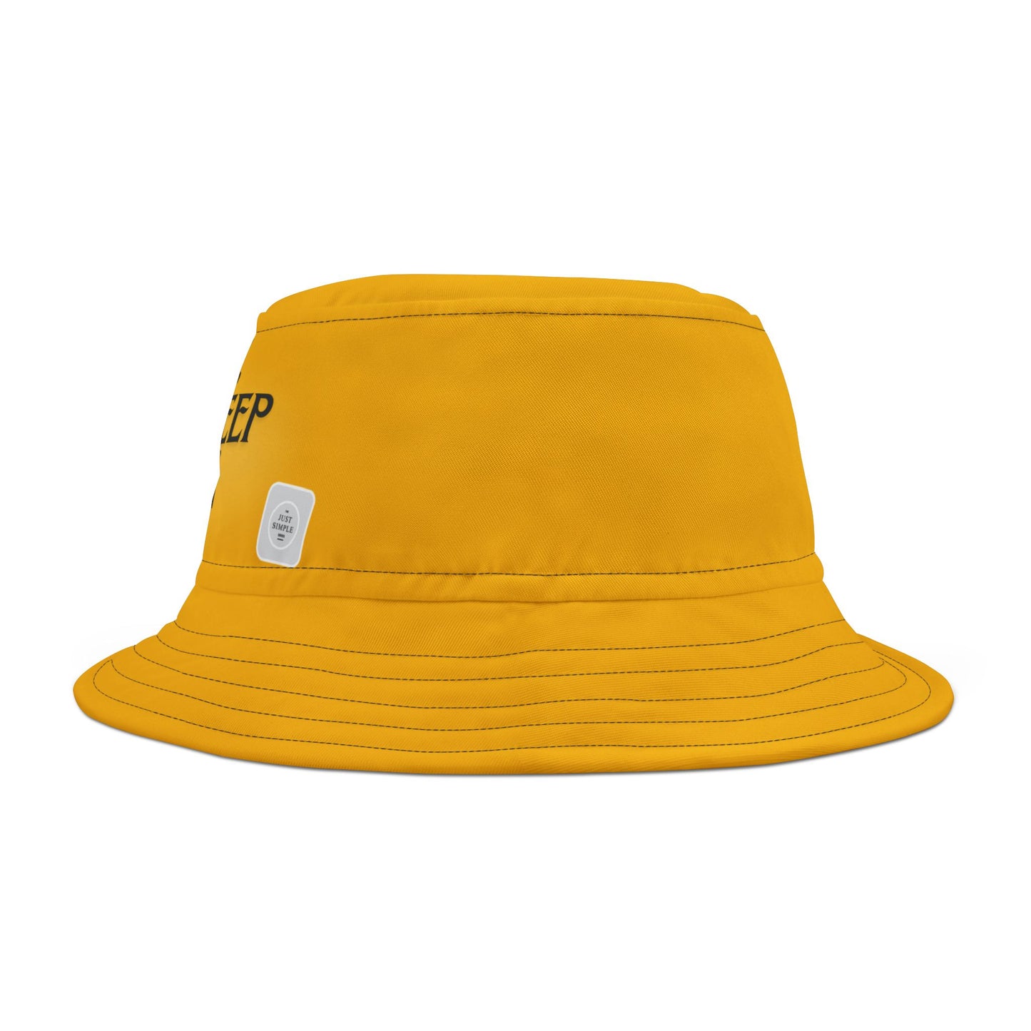 Blessed, Just Keep Going | Unisex Bucket Hat (yellow) | The Just Simple Series
