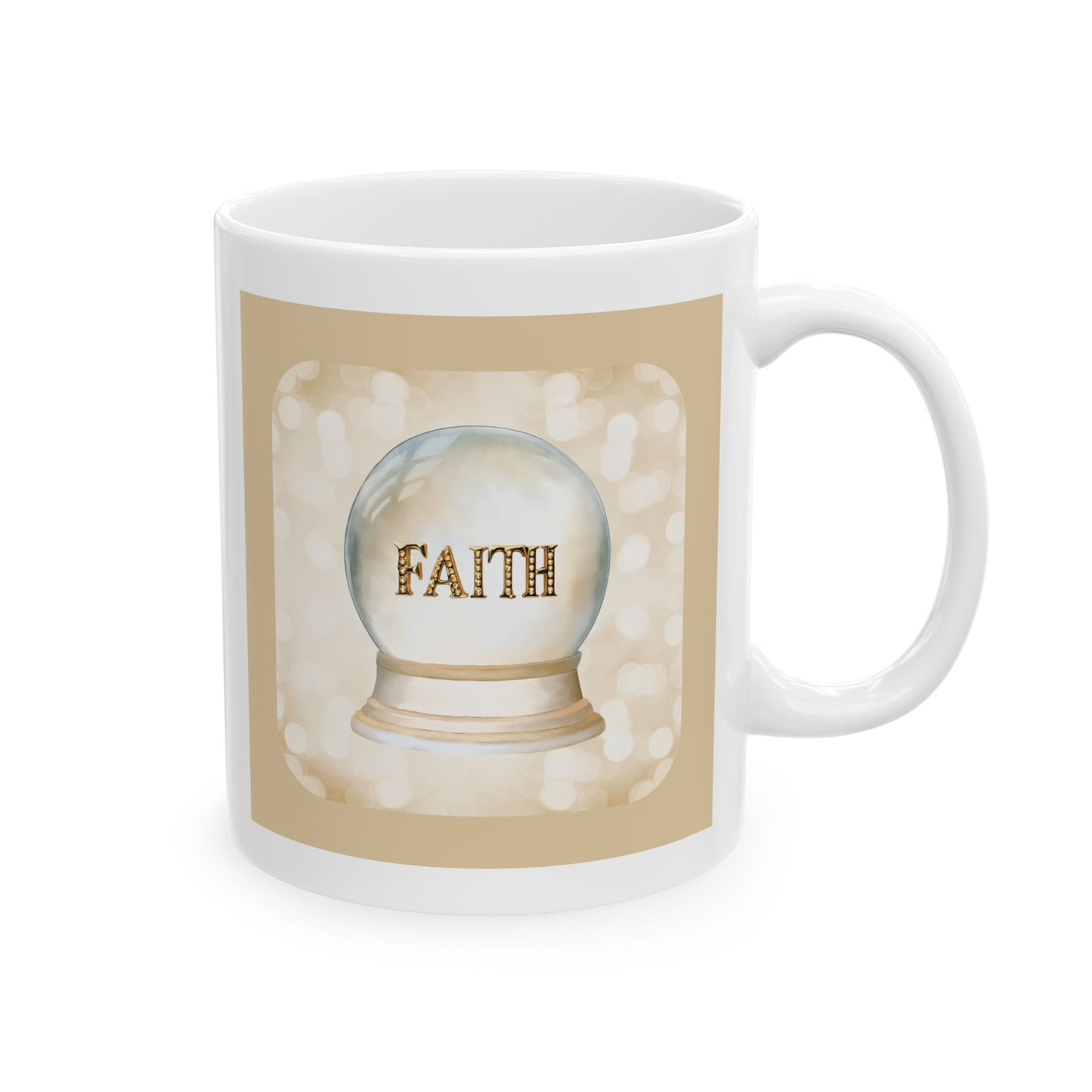 Faith - Inspirational Ceramic Mug - 11oz & 15oz - Perfect Gift for Motivation & Daily Affirmations