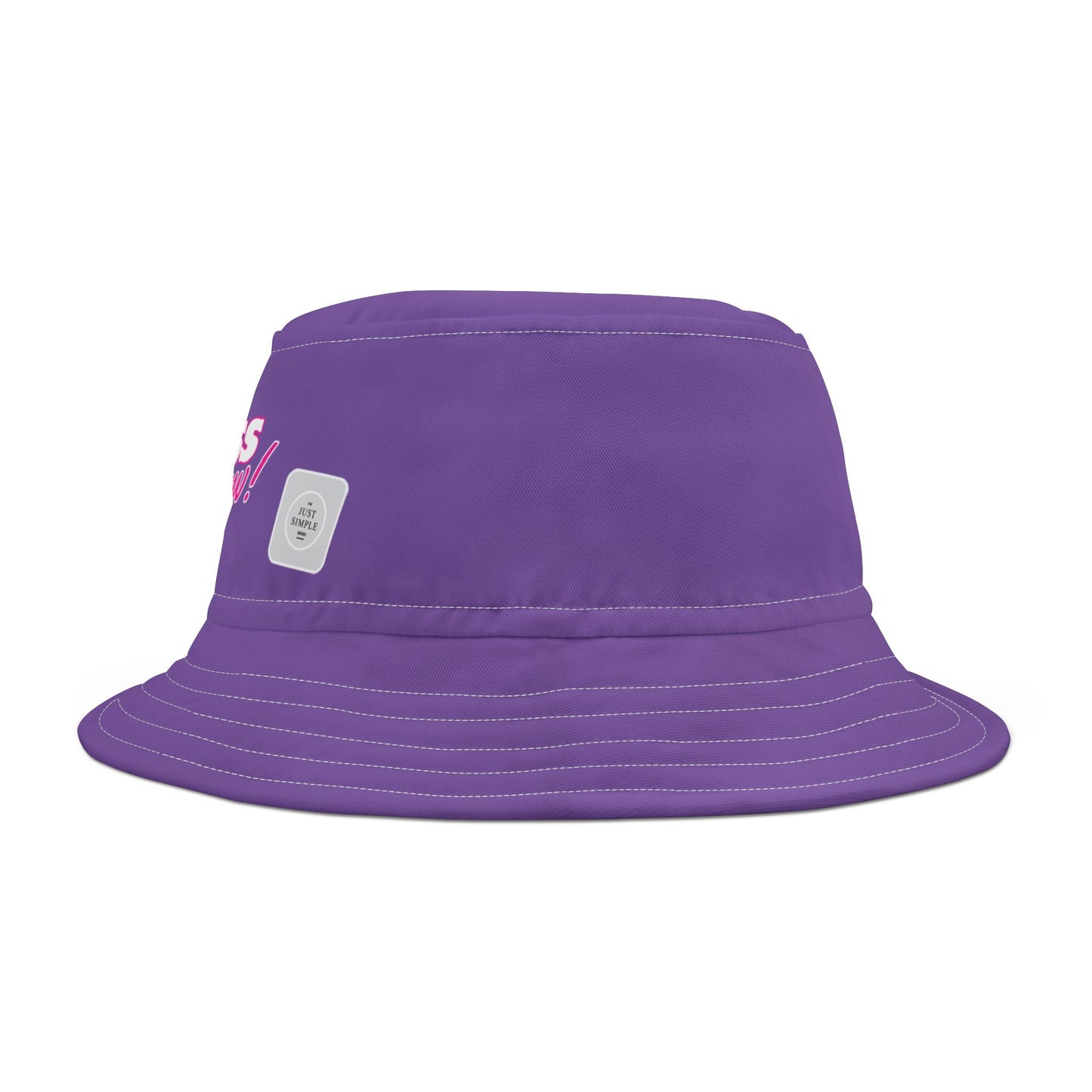 Fearless, Let It Flow | Unisex Bucket Hat (light purple) | The Just Simple Series
