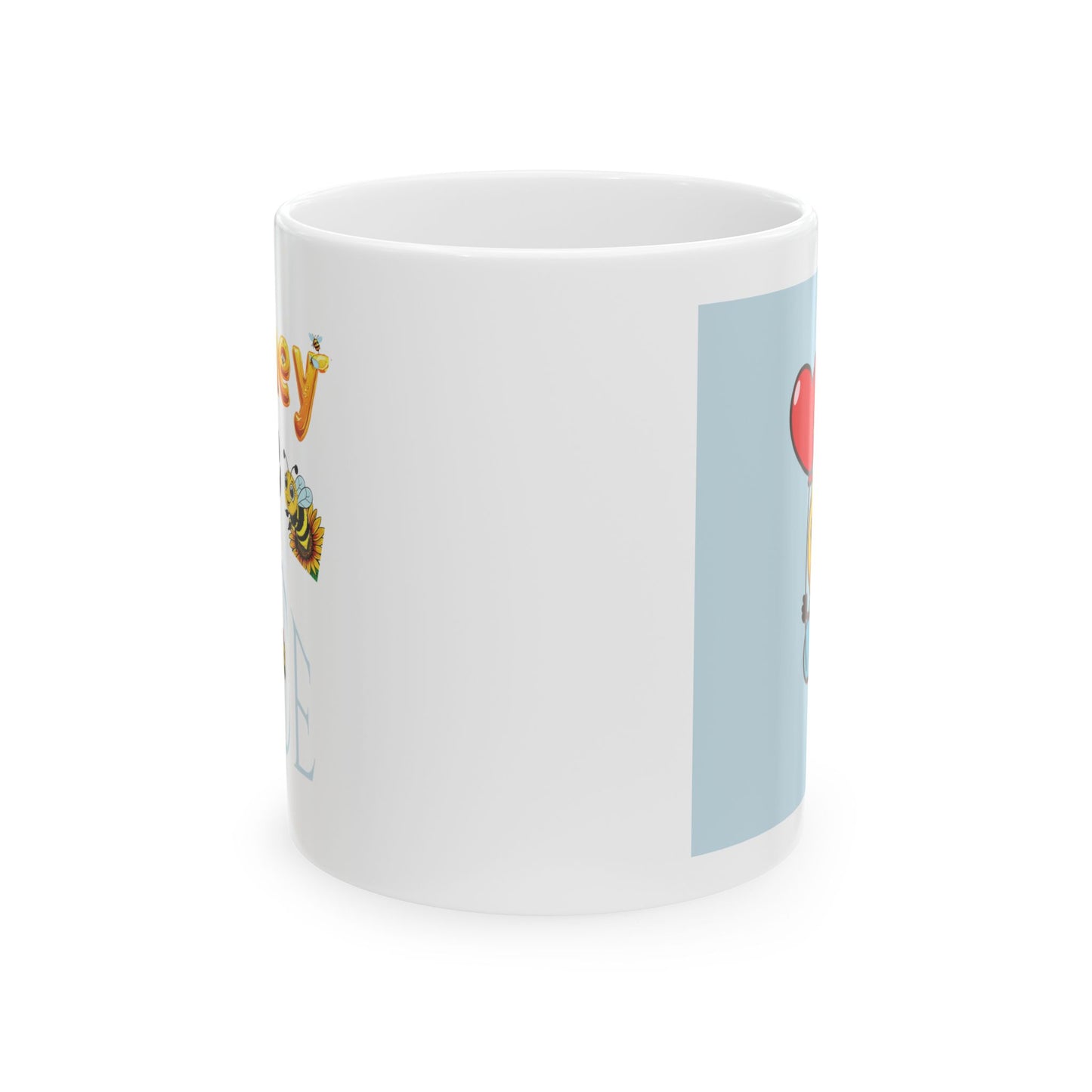 Honey Bee Nice (black) - Ceramic Mug