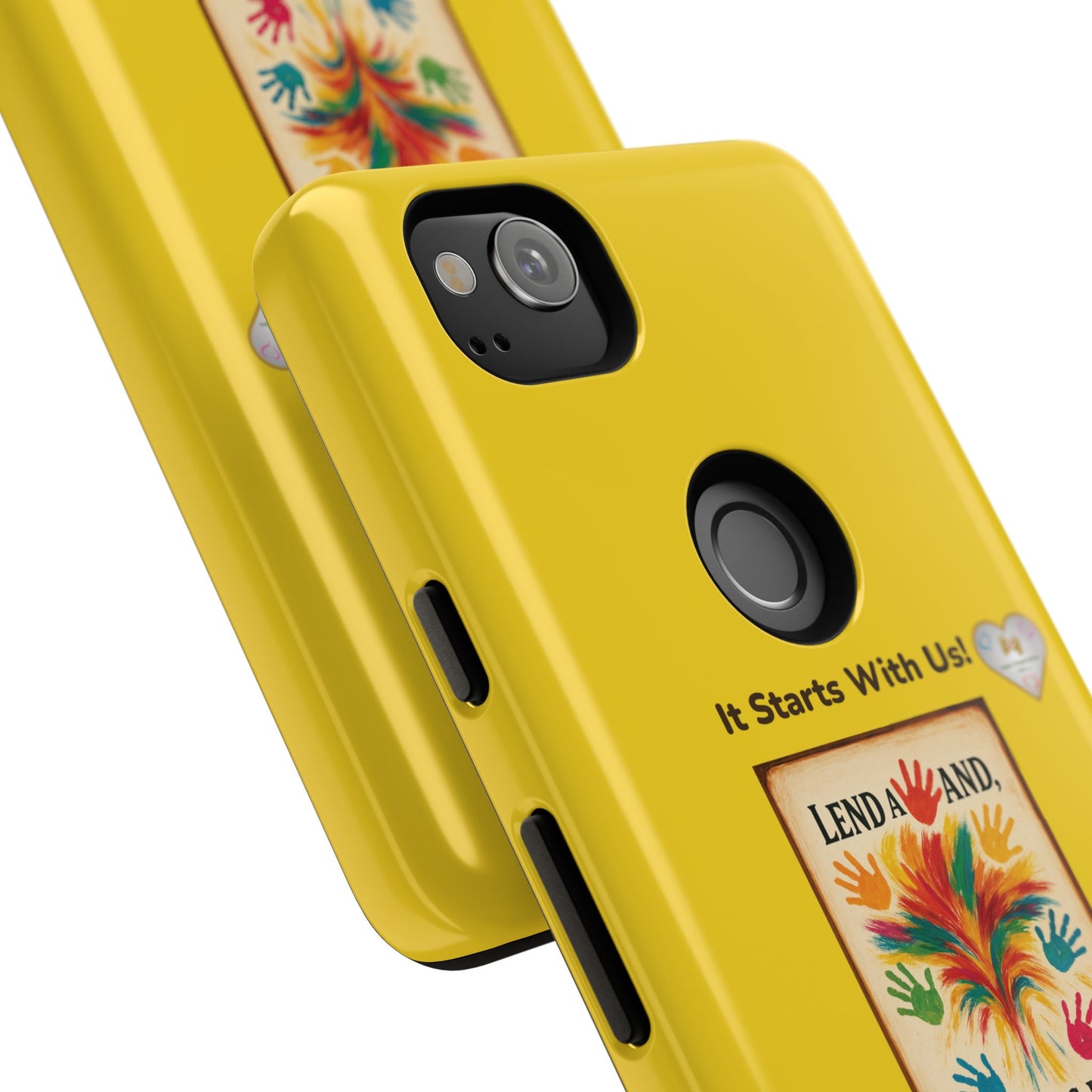 Lend a Hand, Lift a Heart - Phone Case Google Pixel Vol. 2 | "Tech Meets Tenderness."