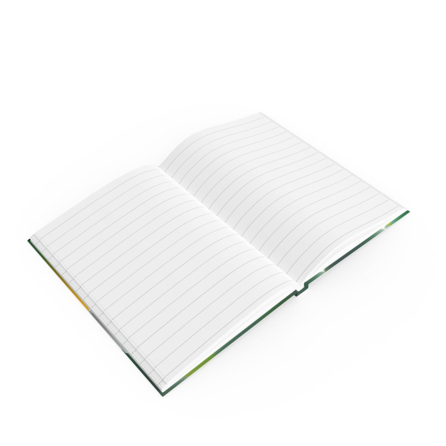 Green Bling - Personalized Hard Backed Journal - Sparkling Green Design for Creativity & Reflection