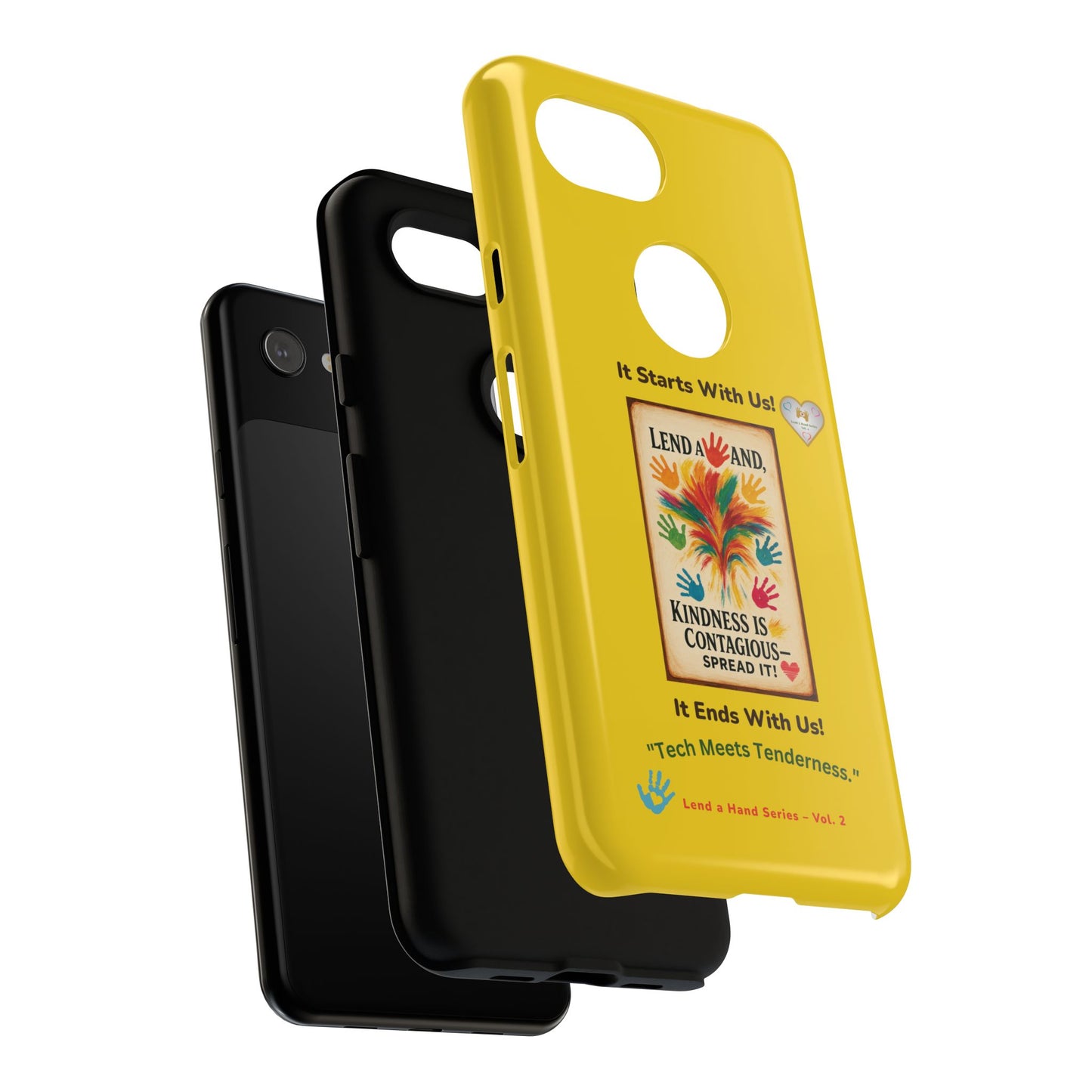 Lend a Hand, Lift a Heart - Phone Case Google Pixel Vol. 2 | "Tech Meets Tenderness."