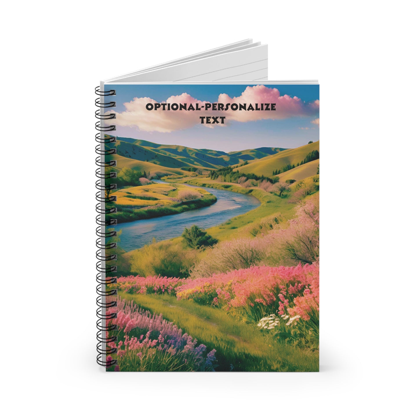 Countryview - Personalized Spiral Notebook