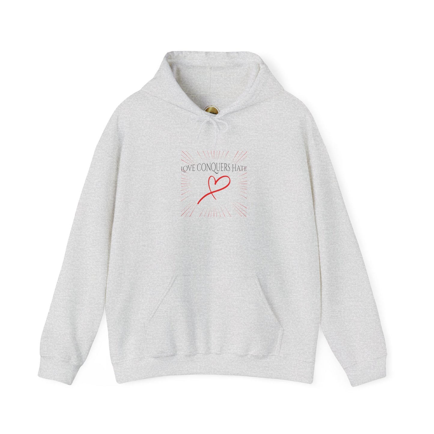 Love Conquers Hate - Unisex Heavy Blend™ Hooded Sweatshirt