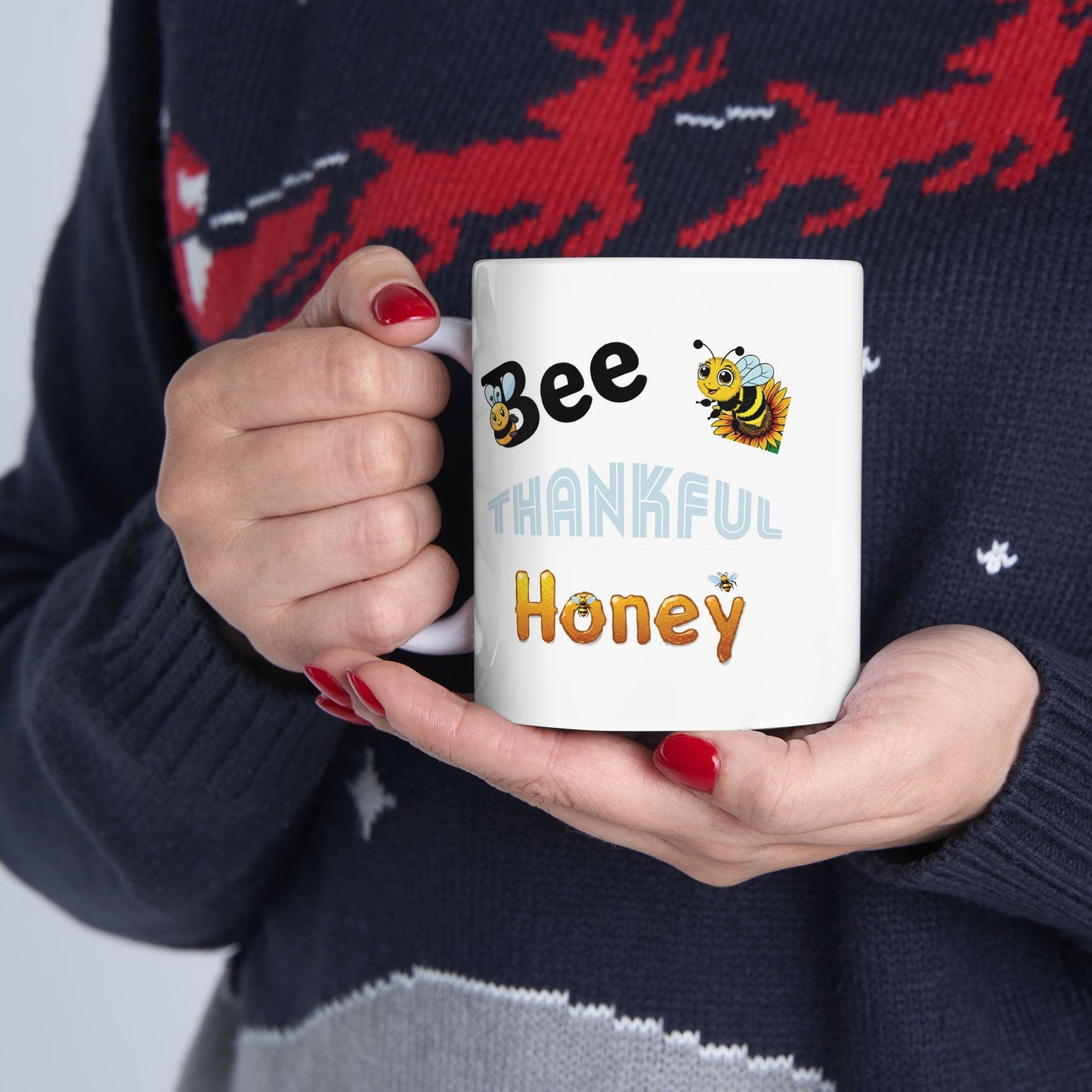 Bee Thankful Honey - Ceramic Mug