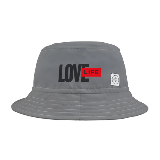 Love Life | Unisex Bucket Hat (grey) | The Just Simple Series