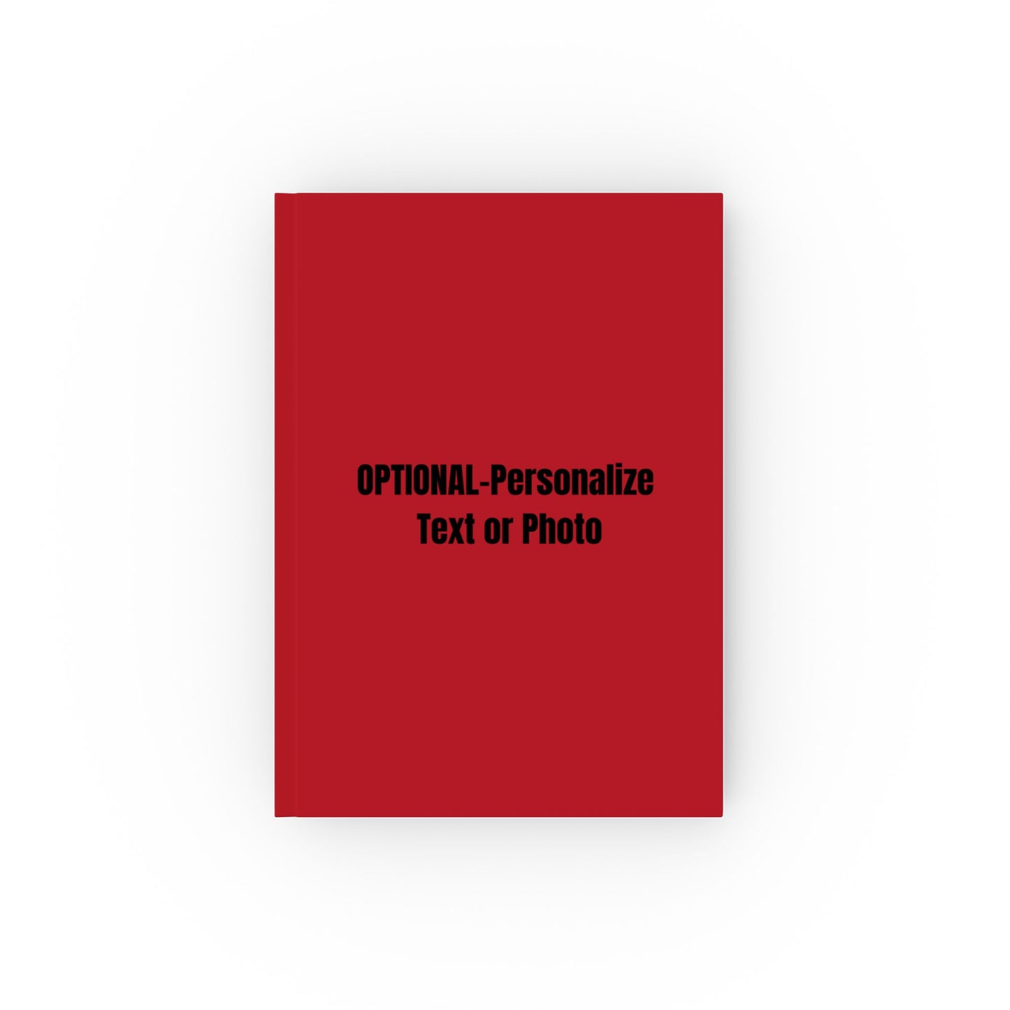 Make-It-Your Own (dark red) | Personalized Hard Backed Journal