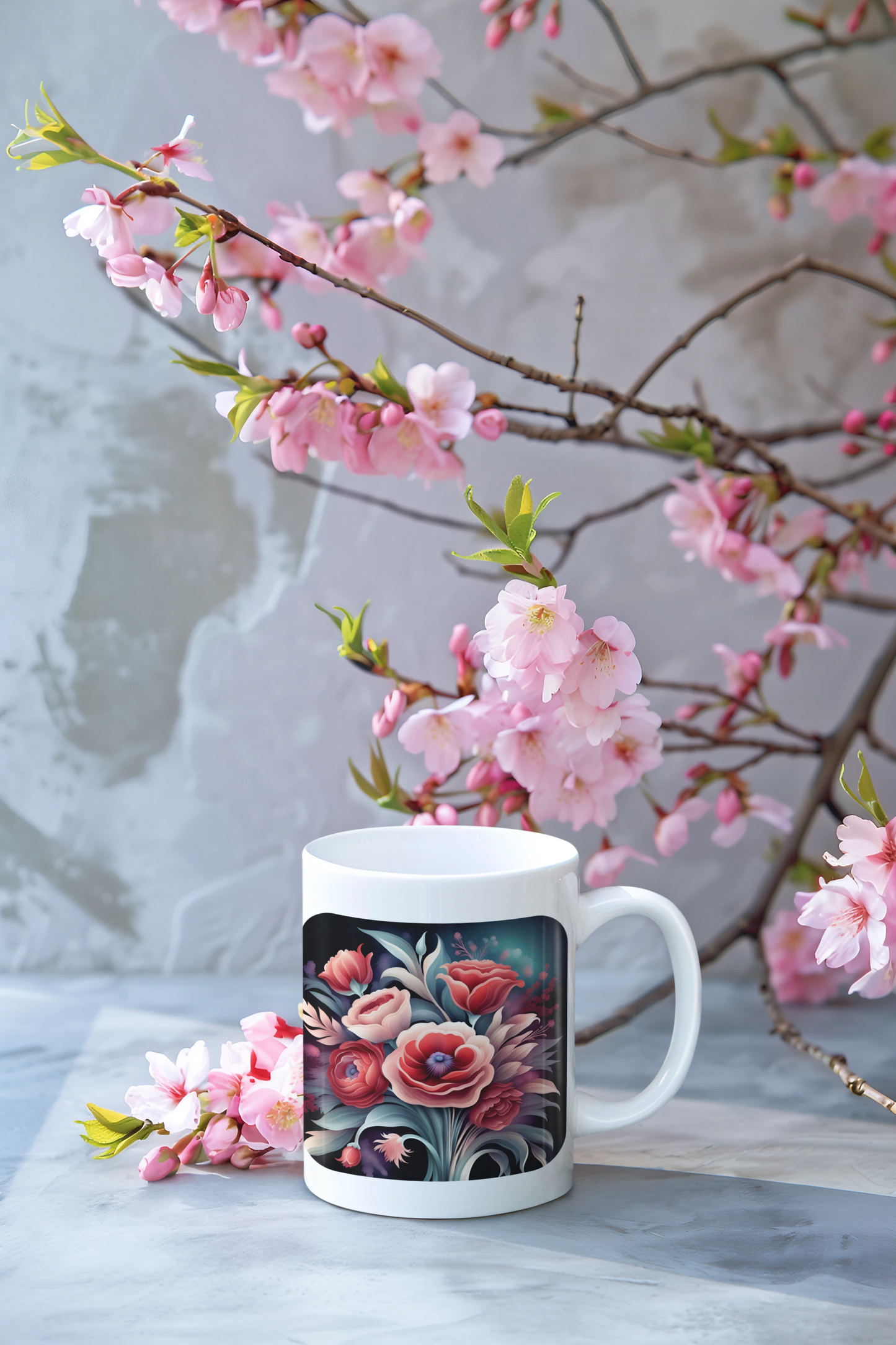 Floral Peace - Ceramic Mug