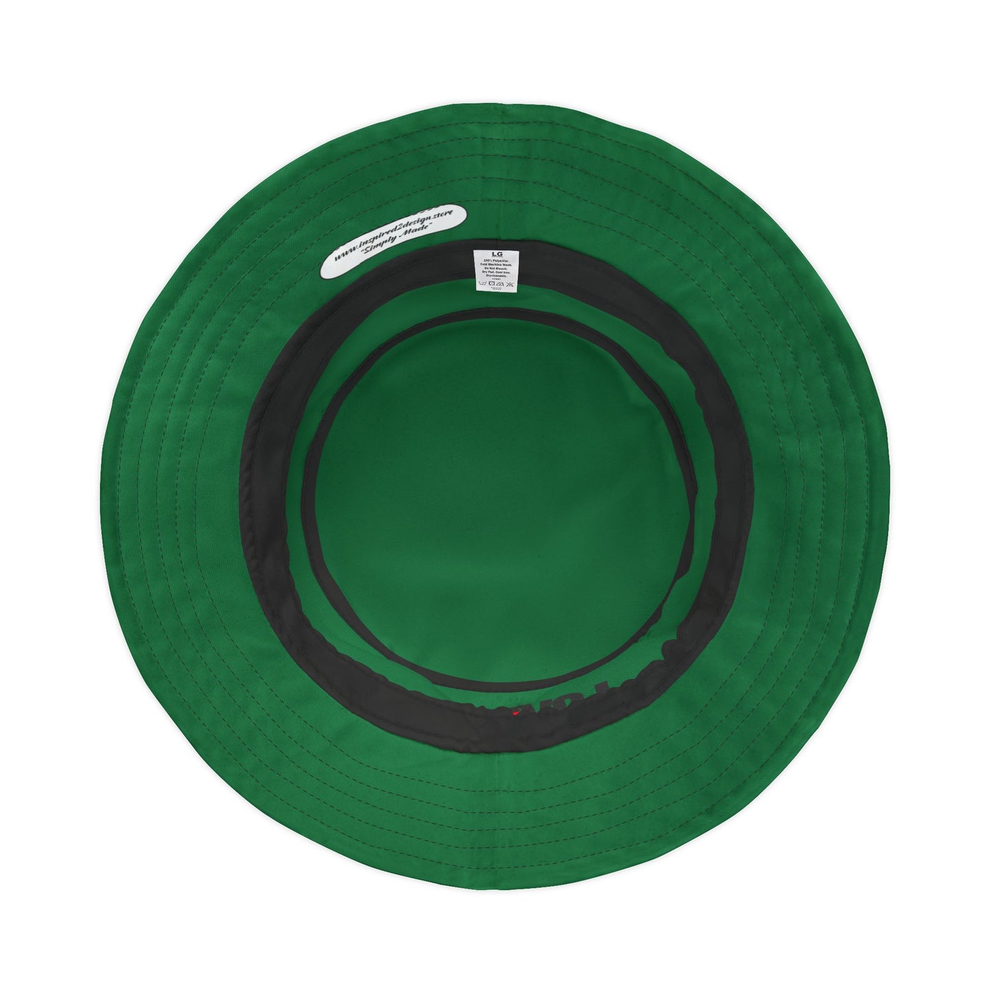 Love Life | Unisex Bucket Hat (dark green) | The Just Simple Series