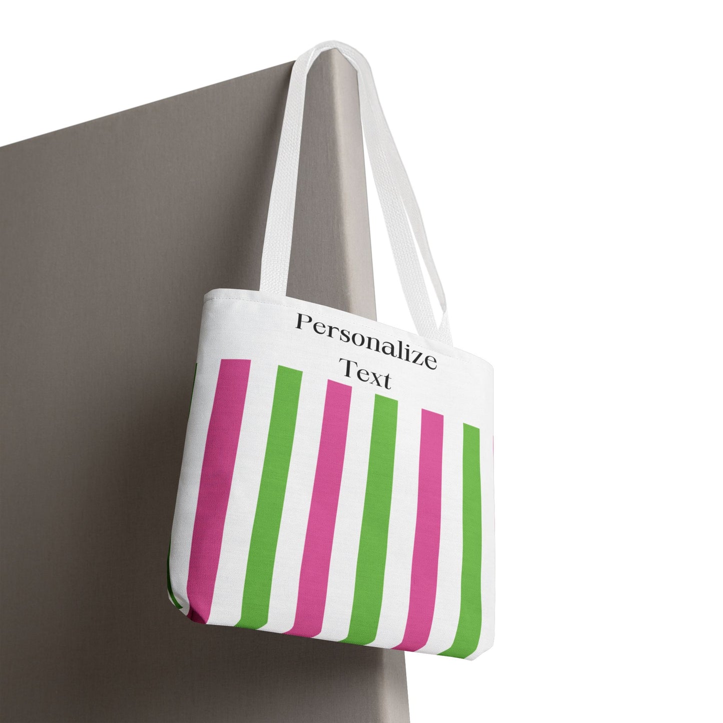 La Strie (pink and green) - Tote Bag - Stylish Beach Vibes for Every Occasion!