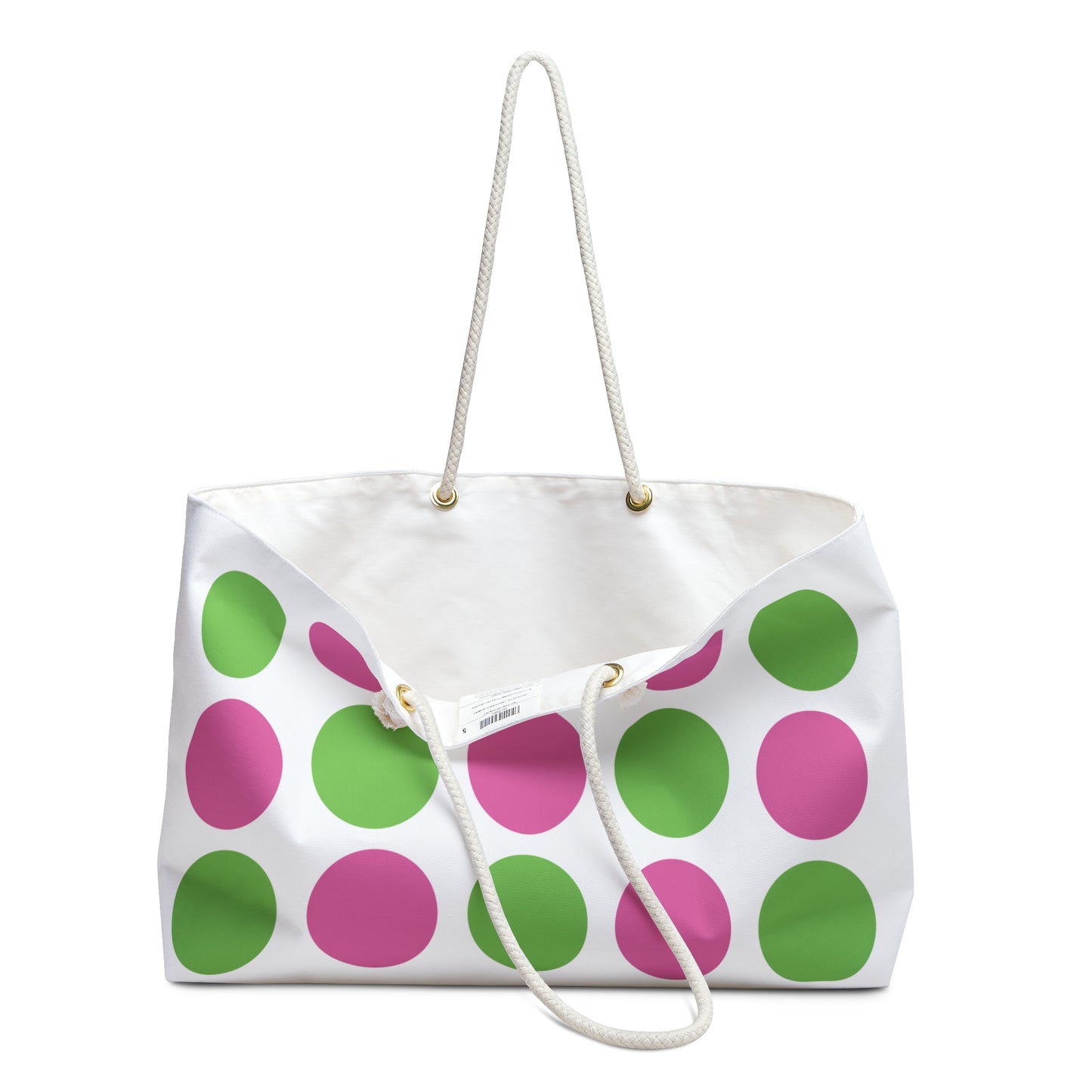 Free Spirited (pink & green) - Weekender Bag for Travel & Special Occasions