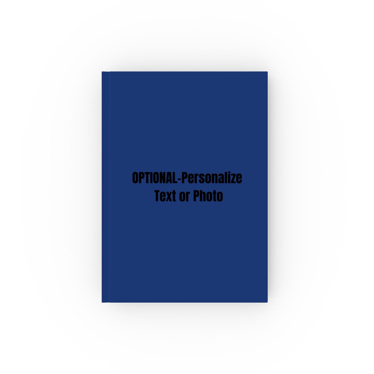 Make-It-Your Own (dark blue) | Personalized Hard Backed Journal