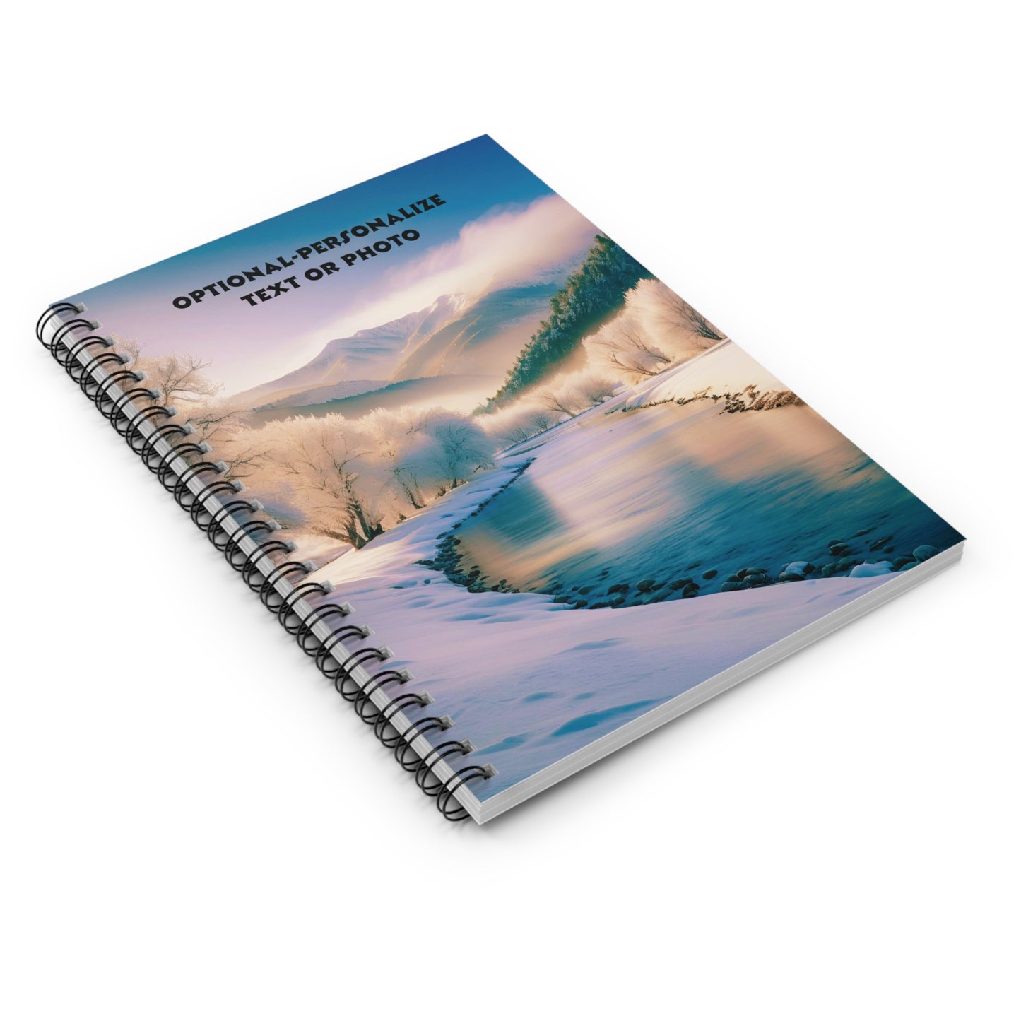 Sunny Winter - Personalized Spiral Notebook