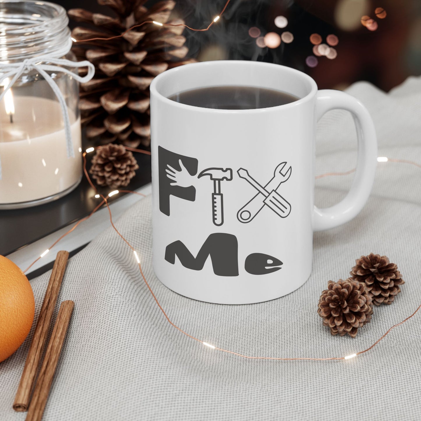 Fix Me (gray) - Ceramic Mug