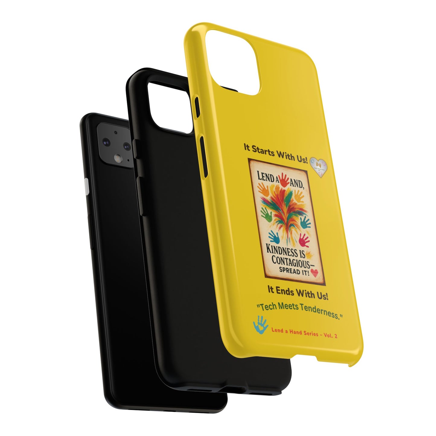 Lend a Hand, Lift a Heart - Phone Case Google Pixel Vol. 2 | "Tech Meets Tenderness."