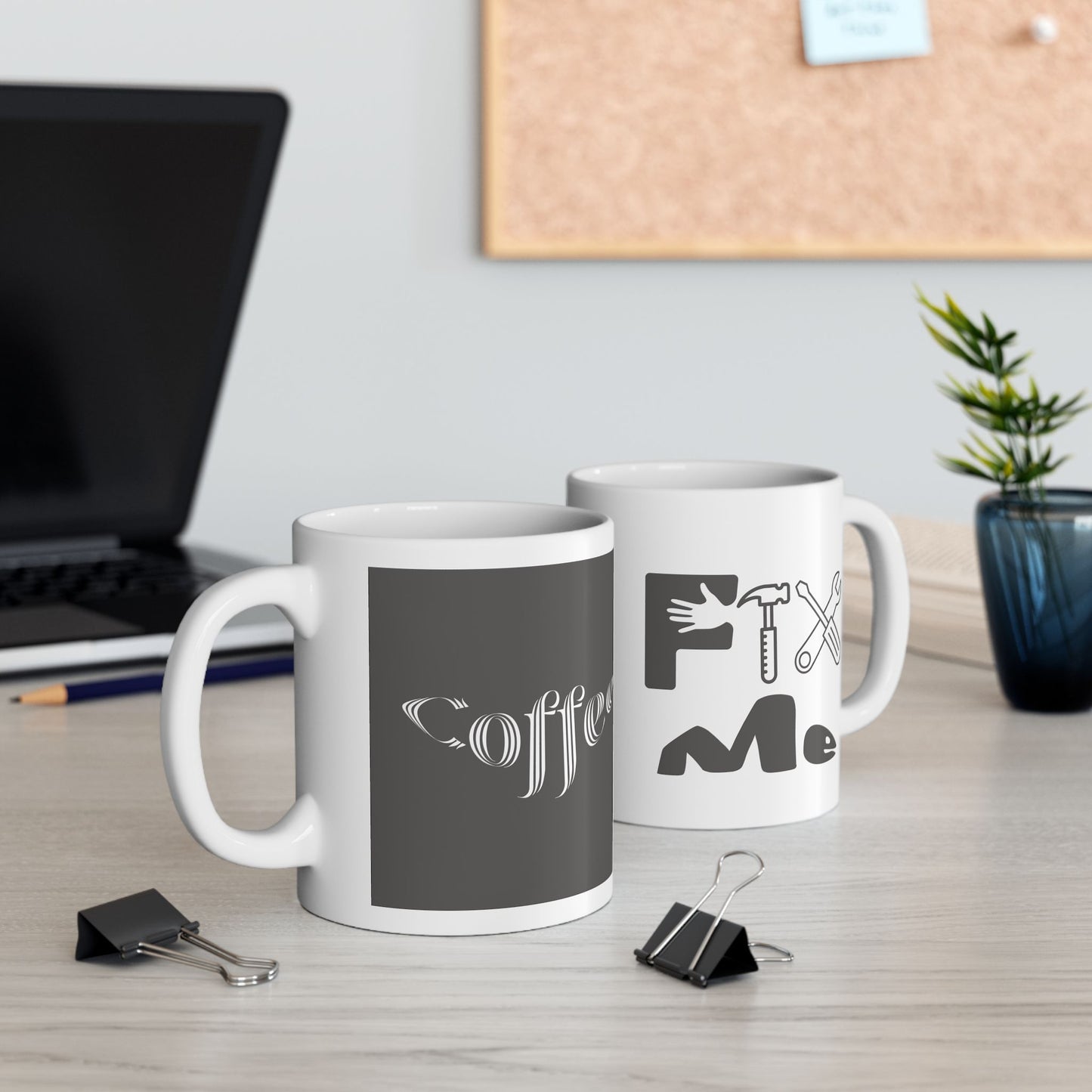 Fix Me (gray) - Ceramic Mug