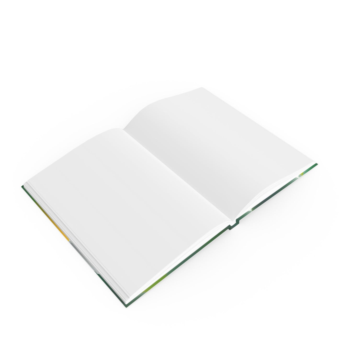 Green Bling - Personalized Hard Backed Journal - Sparkling Green Design for Creativity & Reflection