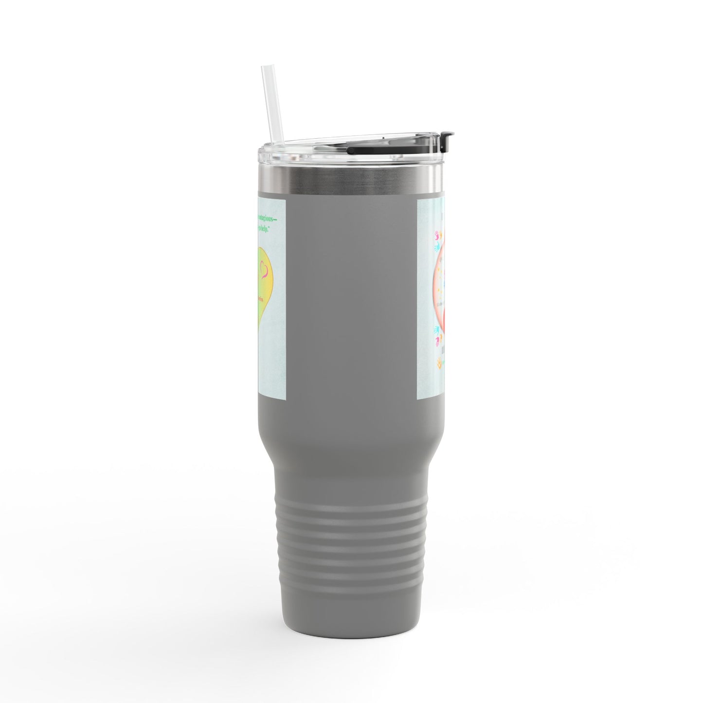 “Lend a Hand, Lift a Heart” - 40 oz Travel Mug vol. 1 | “Because kindness is contagious—and drinks on-the-go help.”