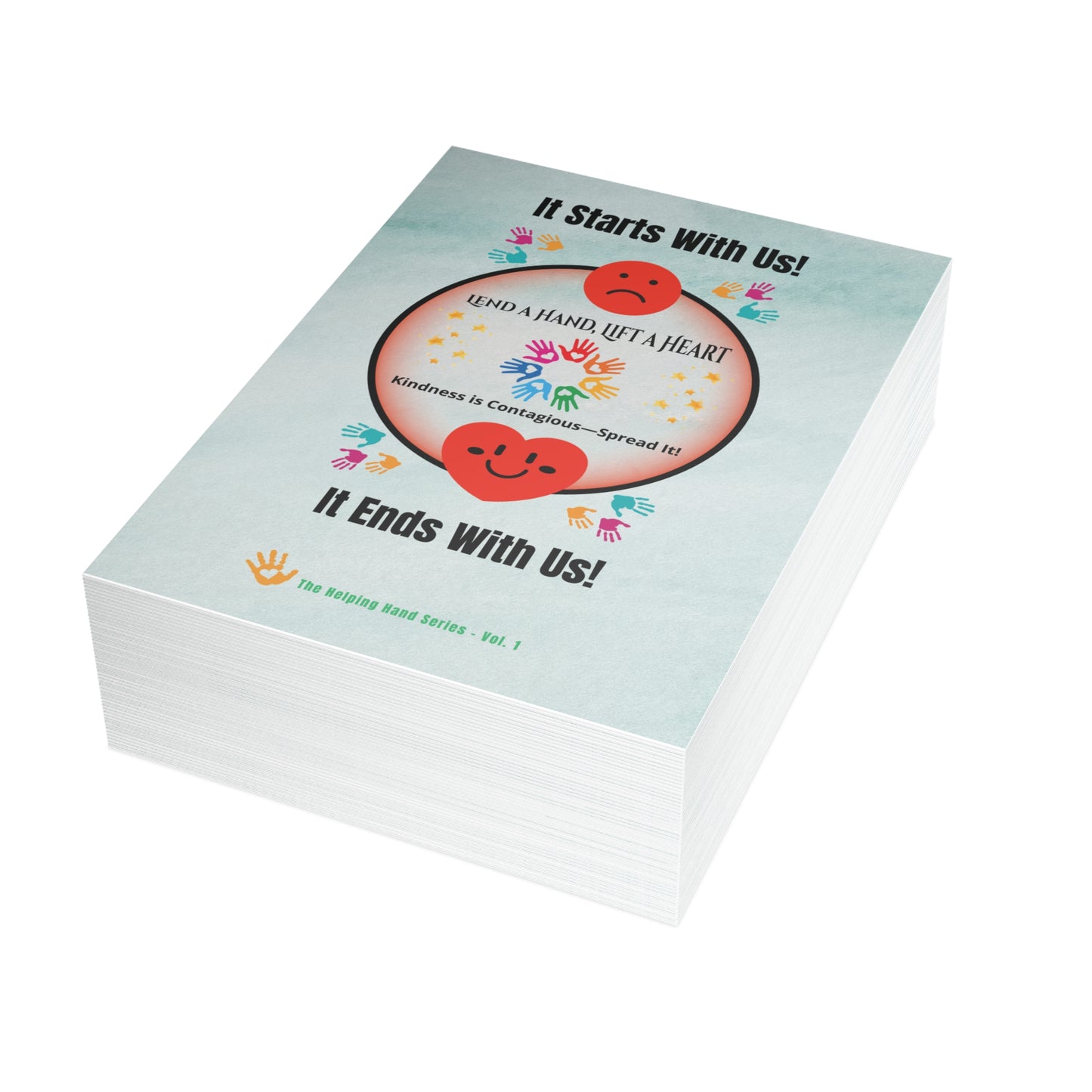 Lend a Hand, Lift a Heart Vol. 1 | Postcards - Vertical