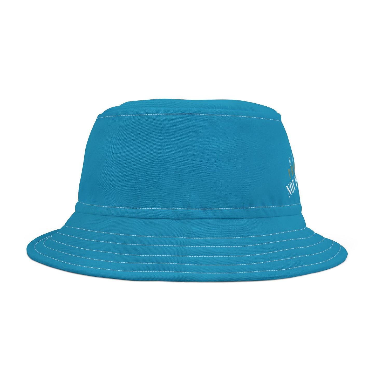 Believe, Progress, Not Perfection | Unisex Bucket Hat (turquoise) | The Just Simple Series