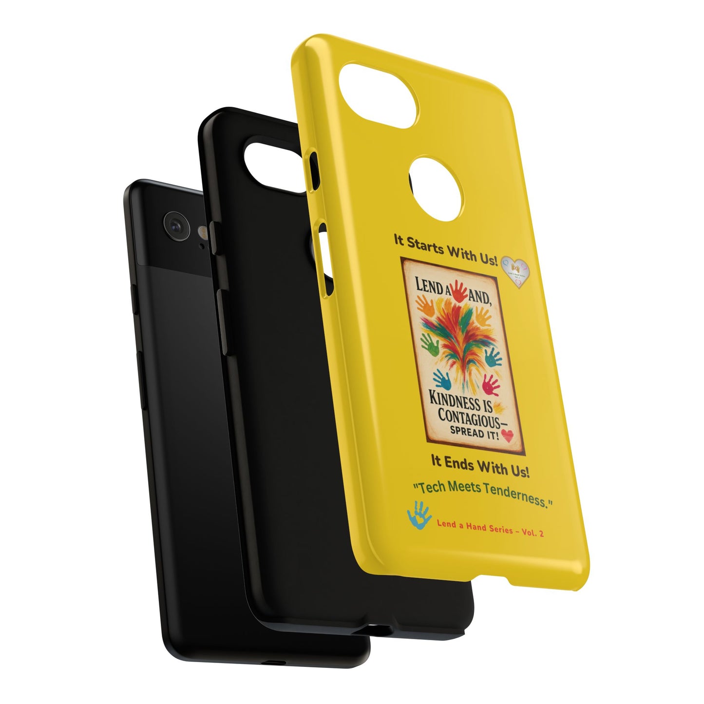 Lend a Hand, Lift a Heart - Phone Case Google Pixel Vol. 2 | "Tech Meets Tenderness."