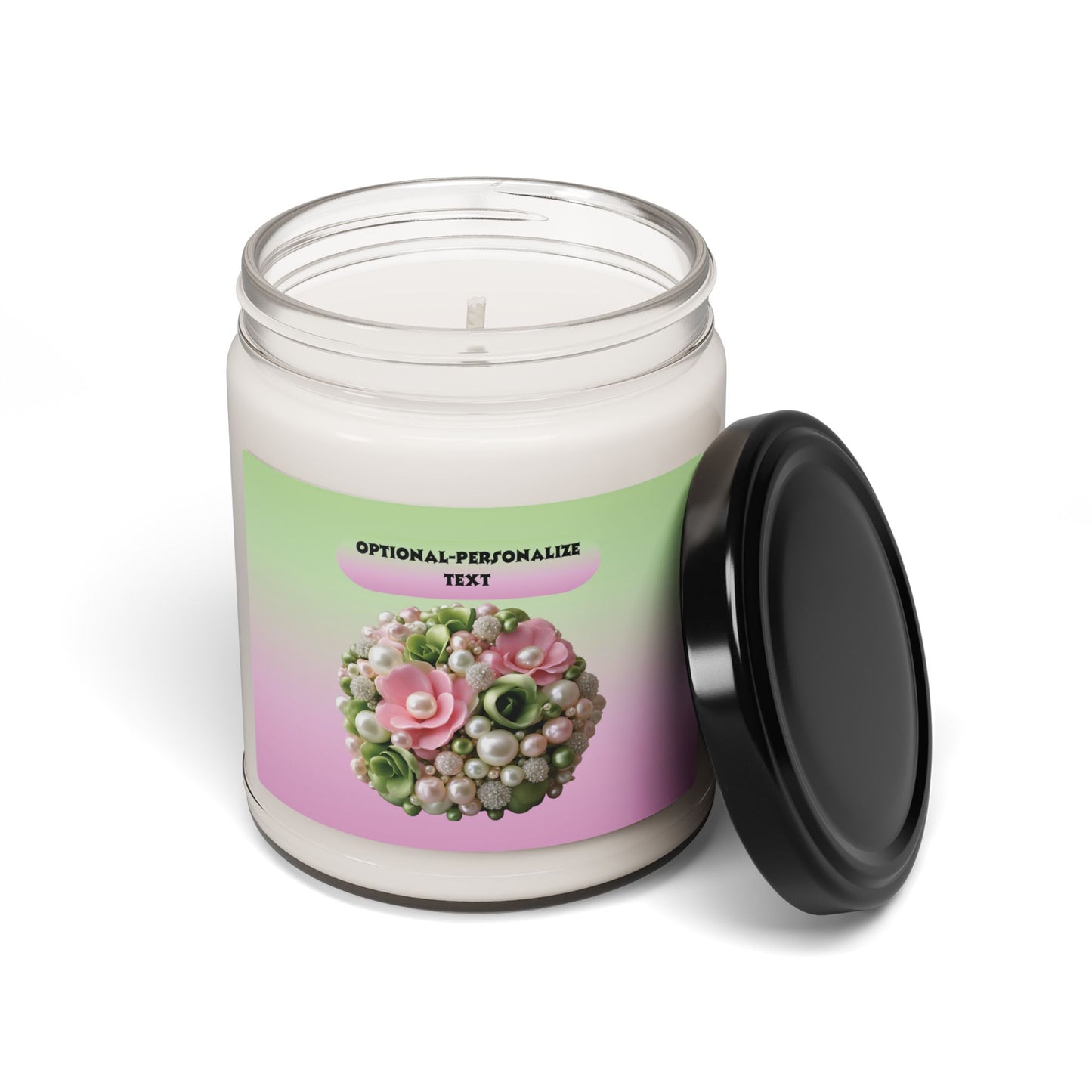 Pearlie - Clear Jar 9oz, Soy Candle - Perfect Gift for Relaxation & Special Occasions
