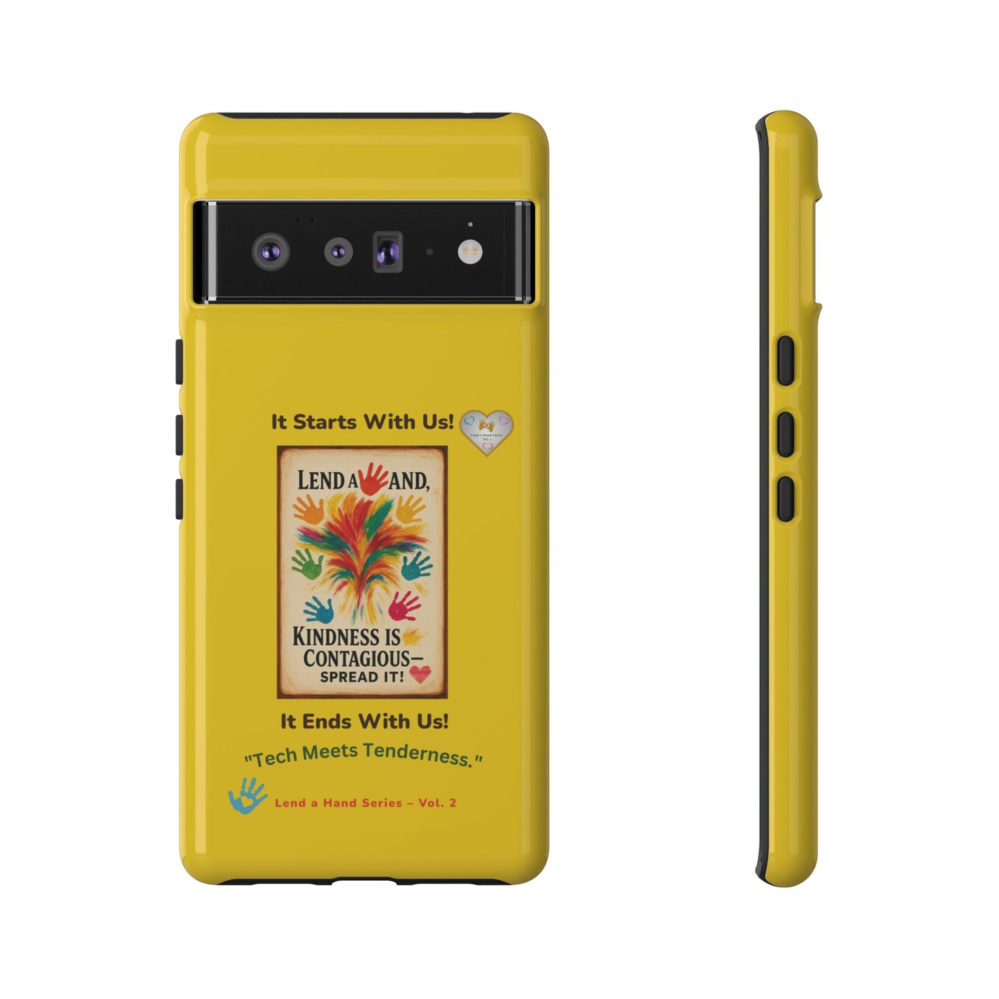Lend a Hand, Lift a Heart - Phone Case Google Pixel Vol. 2 | "Tech Meets Tenderness."