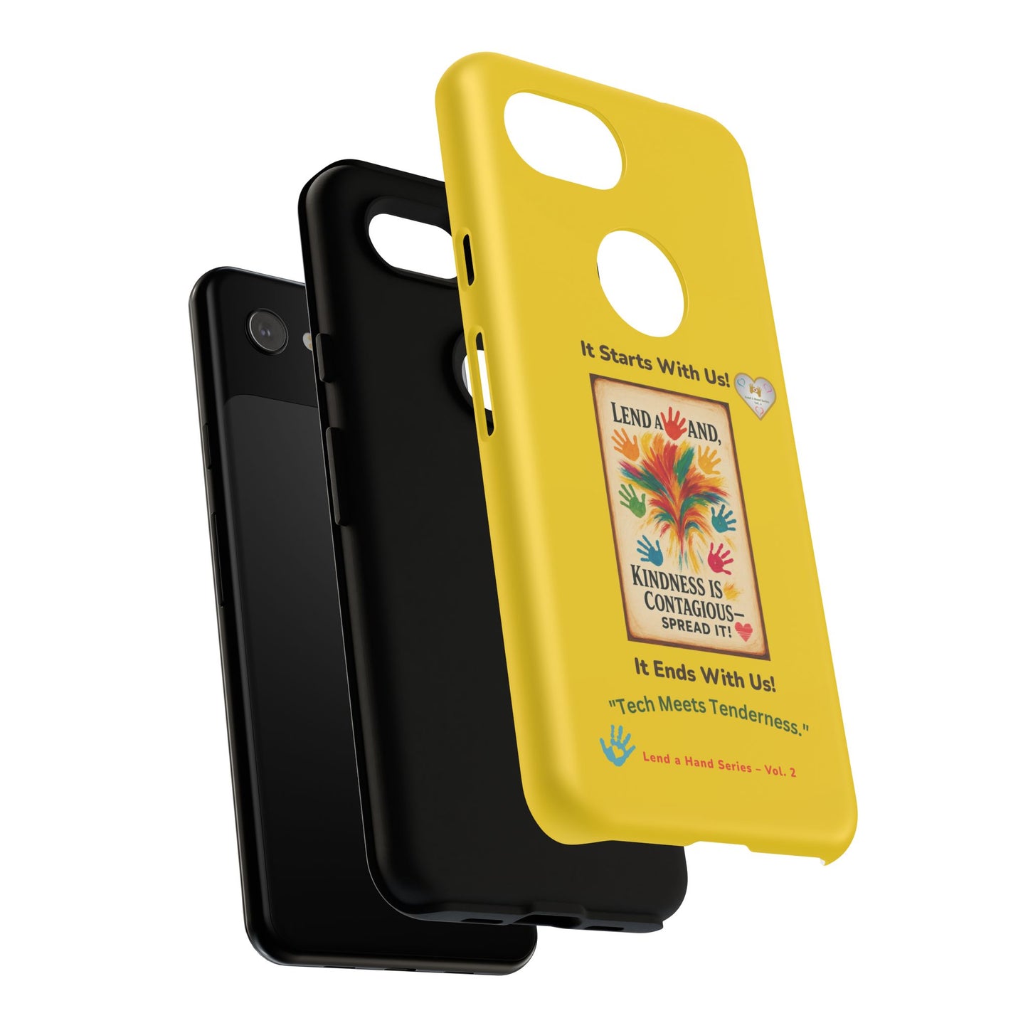 Lend a Hand, Lift a Heart - Phone Case Google Pixel Vol. 2 | "Tech Meets Tenderness."