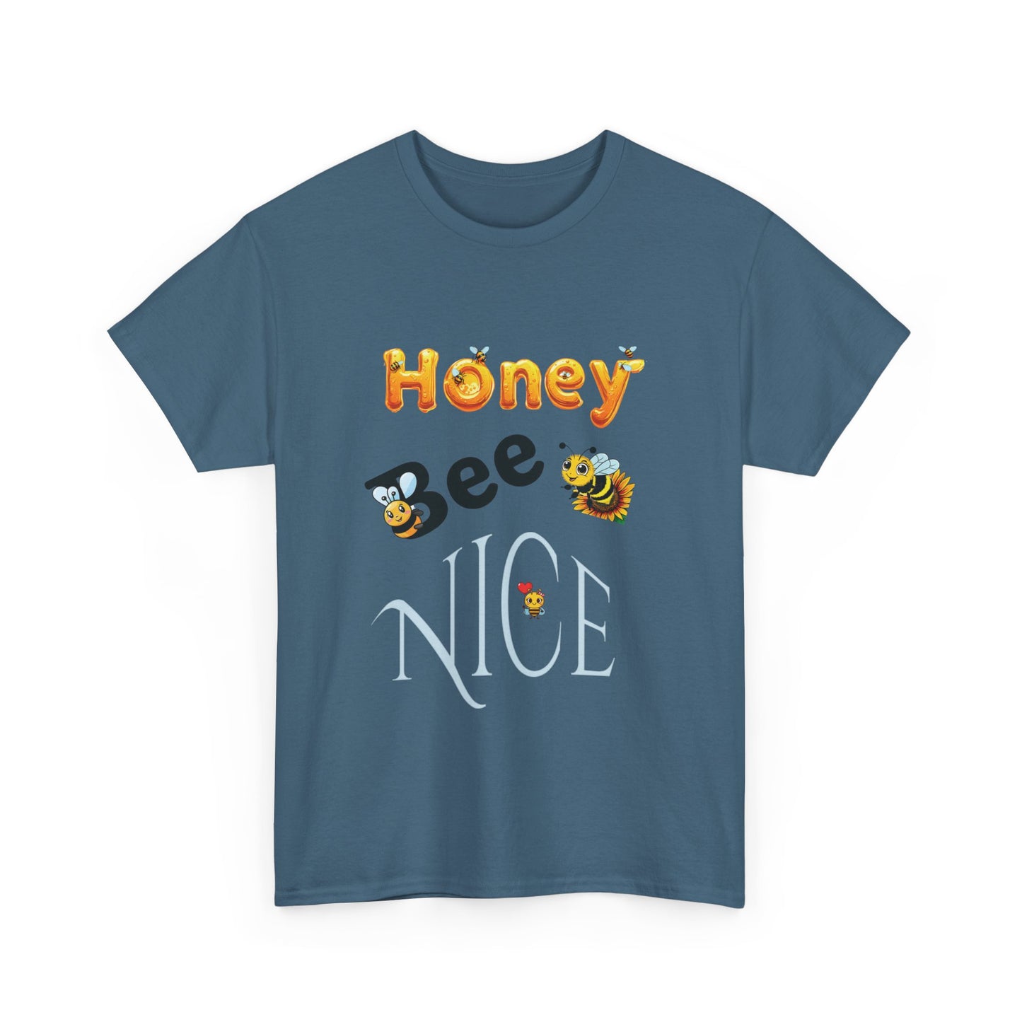 Honey Bee Nice - Heavy Cotton Tee