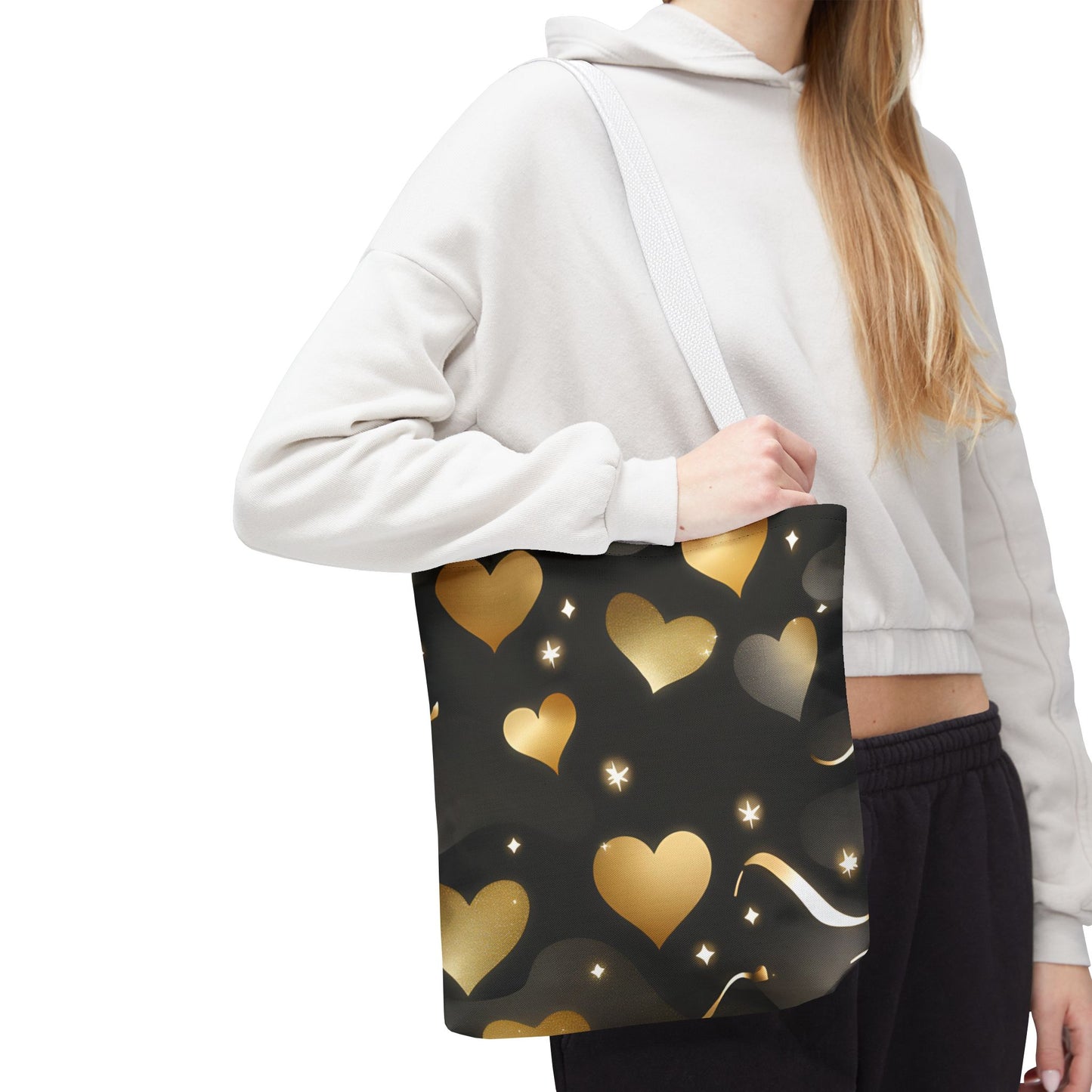 Golden Hearts - Tote Bag