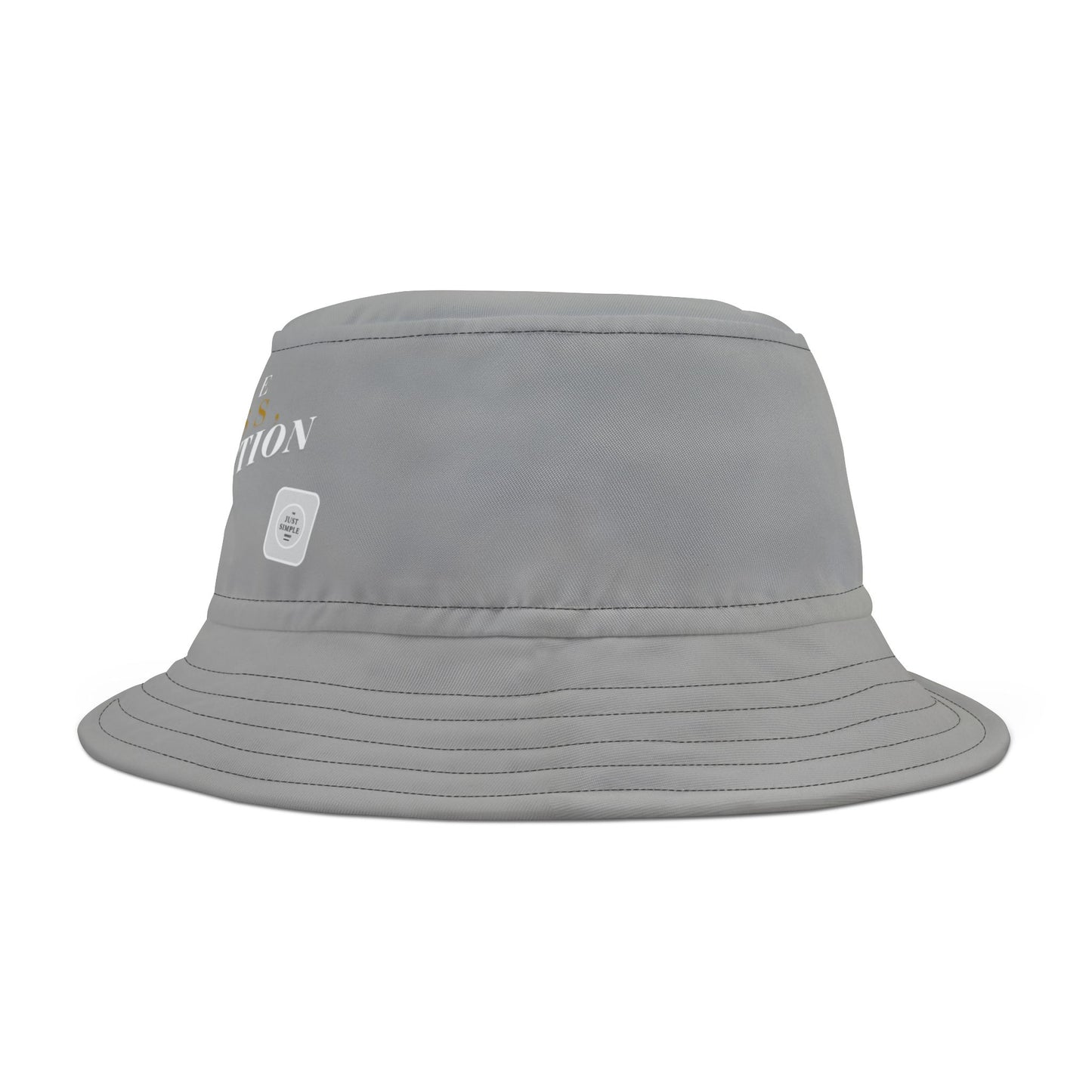 Believe, Progress, Not Perfection | Unisex Bucket Hat (light grey) | The Just Simple Series
