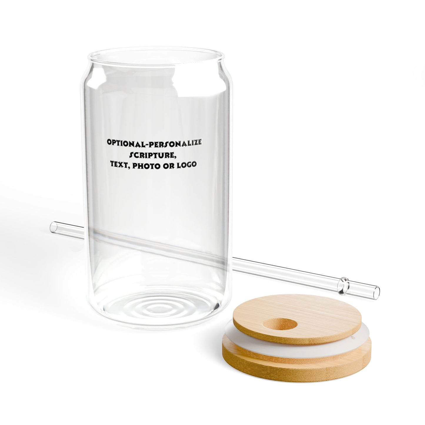 Personalize (clear) - Sipper Glass, 16oz