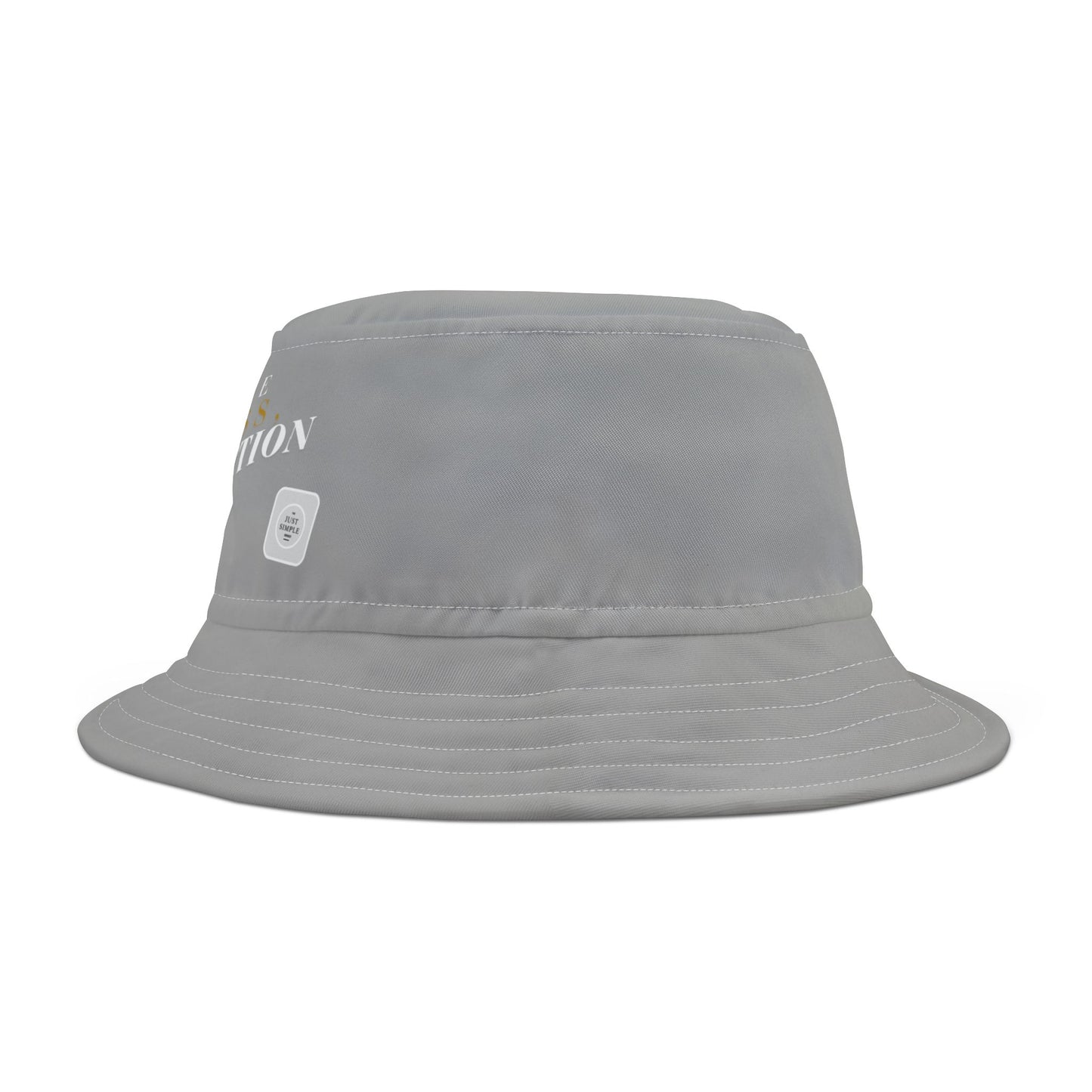 Believe, Progress, Not Perfection | Unisex Bucket Hat (light grey) | The Just Simple Series