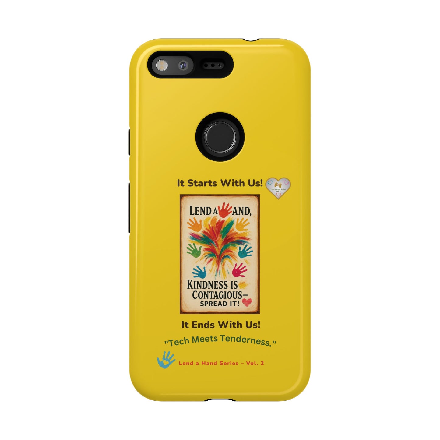 Lend a Hand, Lift a Heart - Phone Case Google Pixel Vol. 2 | "Tech Meets Tenderness."