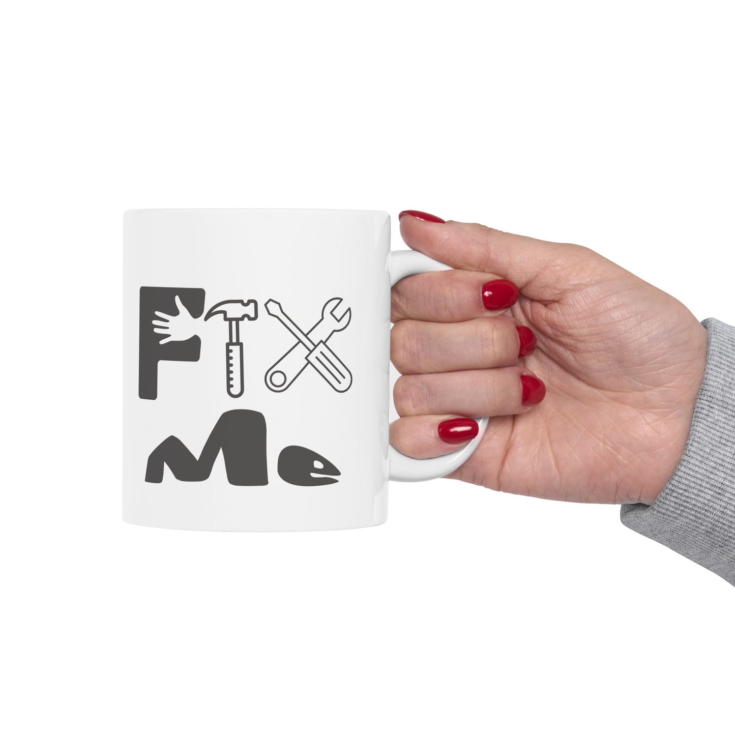 Fix Me (gray) - Ceramic Mug