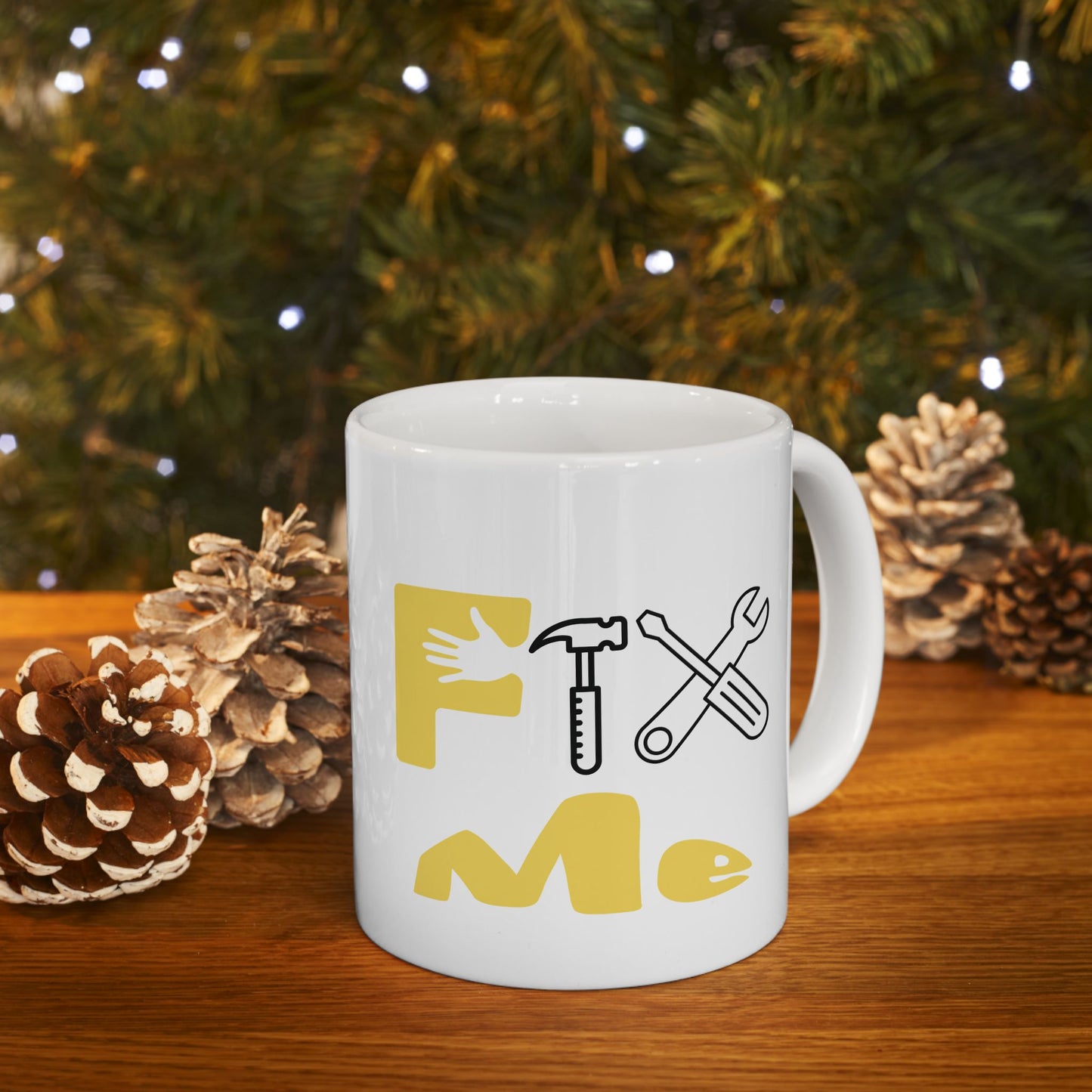 Fix Me (yellow) - Ceramic Mug