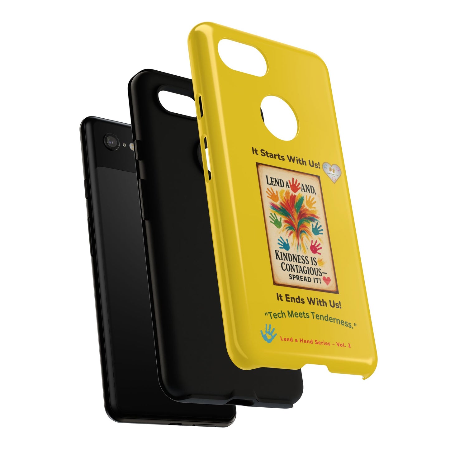 Lend a Hand, Lift a Heart - Phone Case Google Pixel Vol. 2 | "Tech Meets Tenderness."