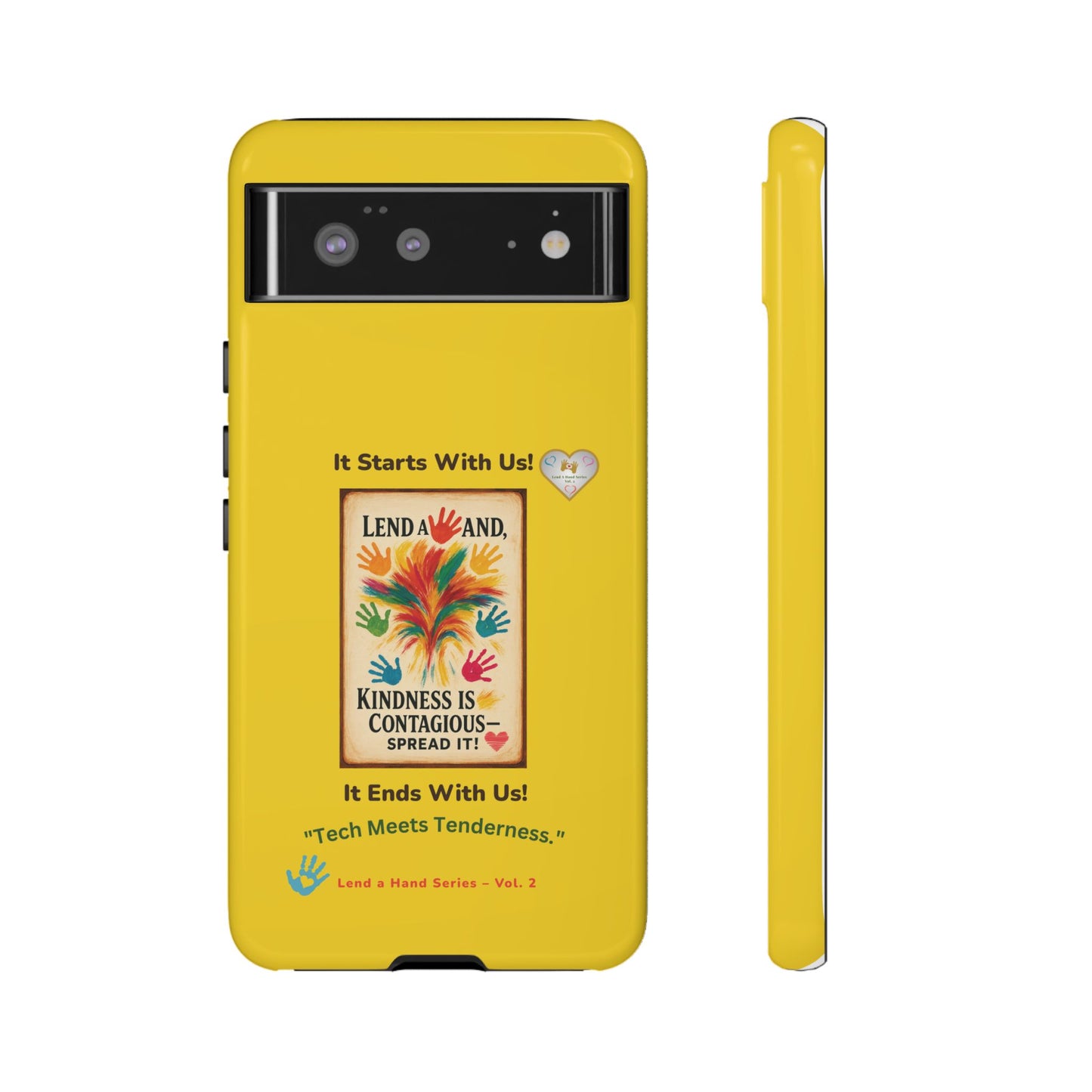 Lend a Hand, Lift a Heart - Phone Case Google Pixel Vol. 2 | "Tech Meets Tenderness."
