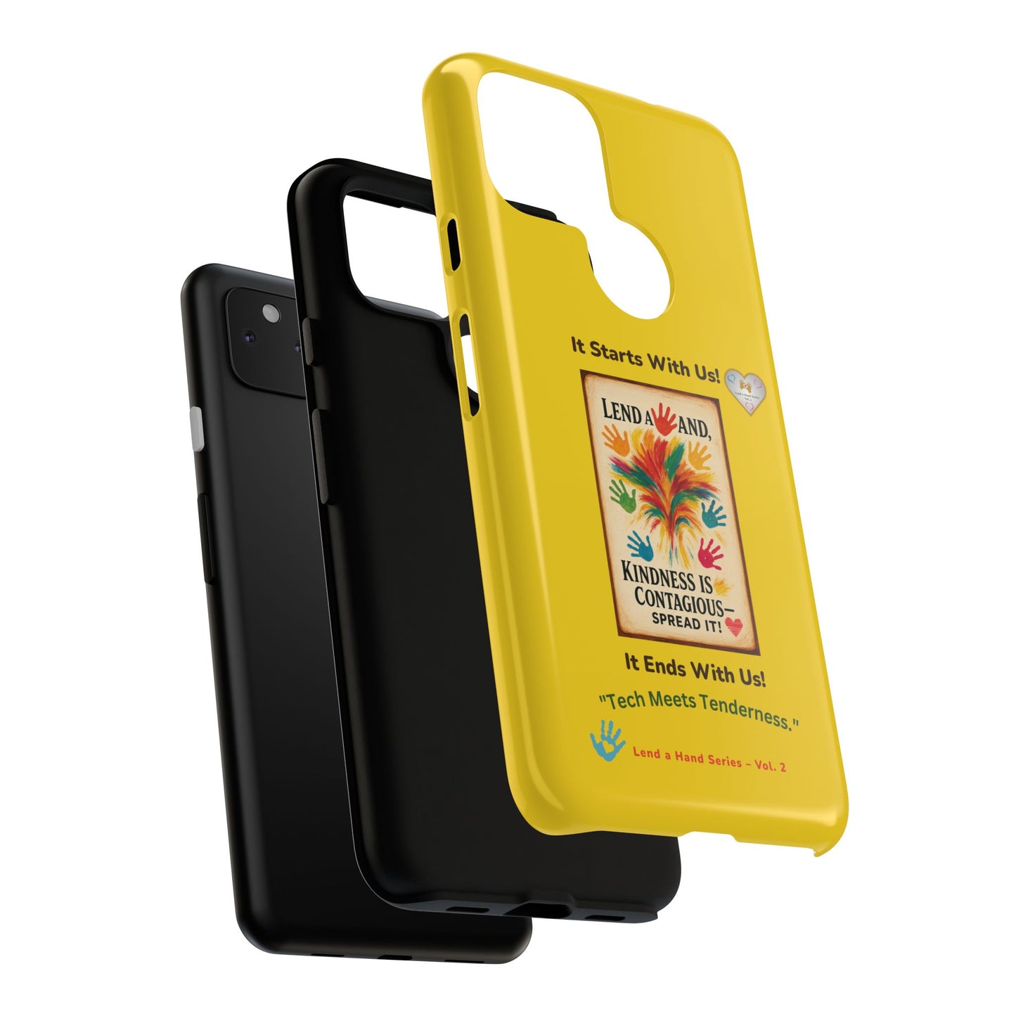 Lend a Hand, Lift a Heart - Phone Case Google Pixel Vol. 2 | "Tech Meets Tenderness."