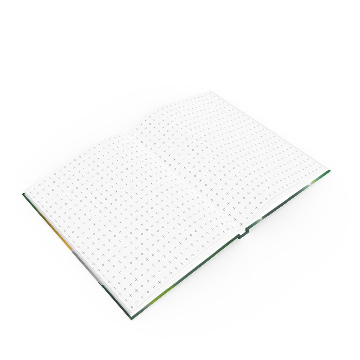 Green Bling - Personalized Hard Backed Journal - Sparkling Green Design for Creativity & Reflection