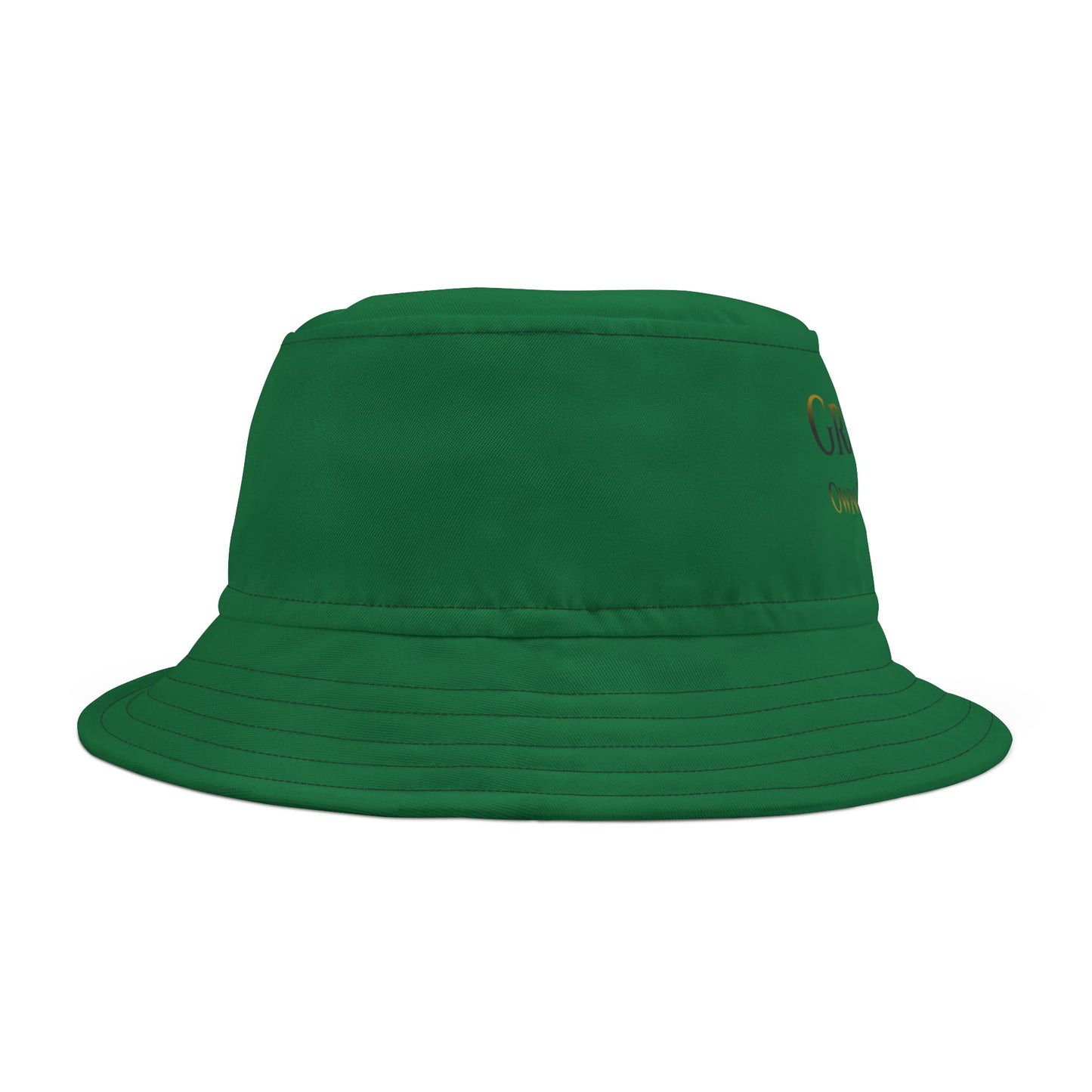 Grateful, Own Your Magic | Unisex Bucket Hat (dark green) | The Just Simple Series