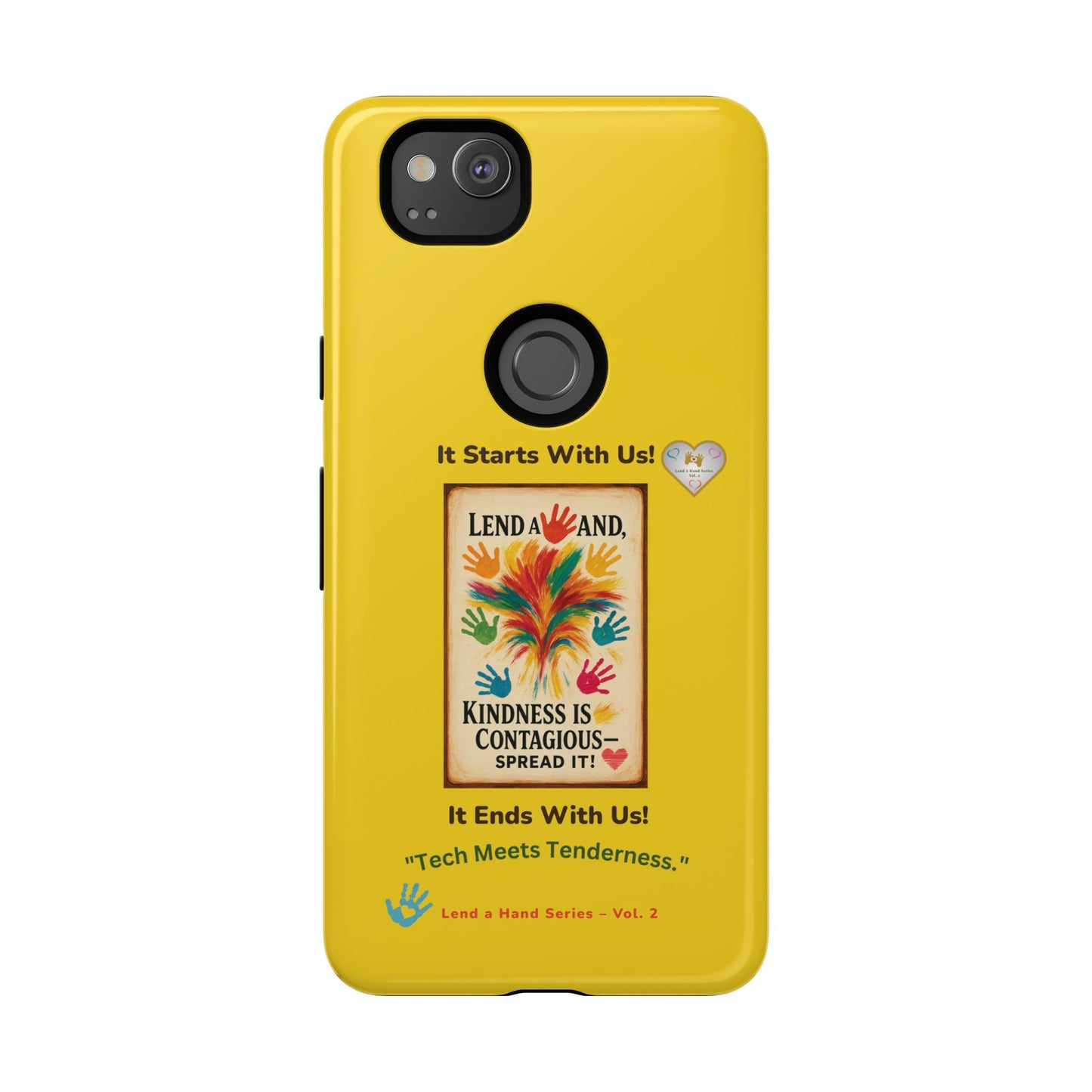 Lend a Hand, Lift a Heart - Phone Case Google Pixel Vol. 2 | "Tech Meets Tenderness."