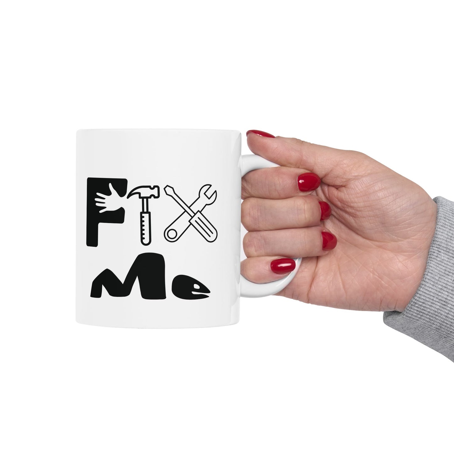 Fix Me (black) - Ceramic Mug